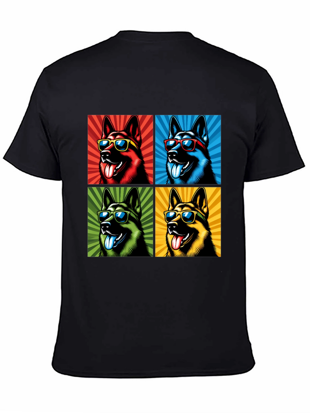 Cool Dog Pop Art T-Shirt