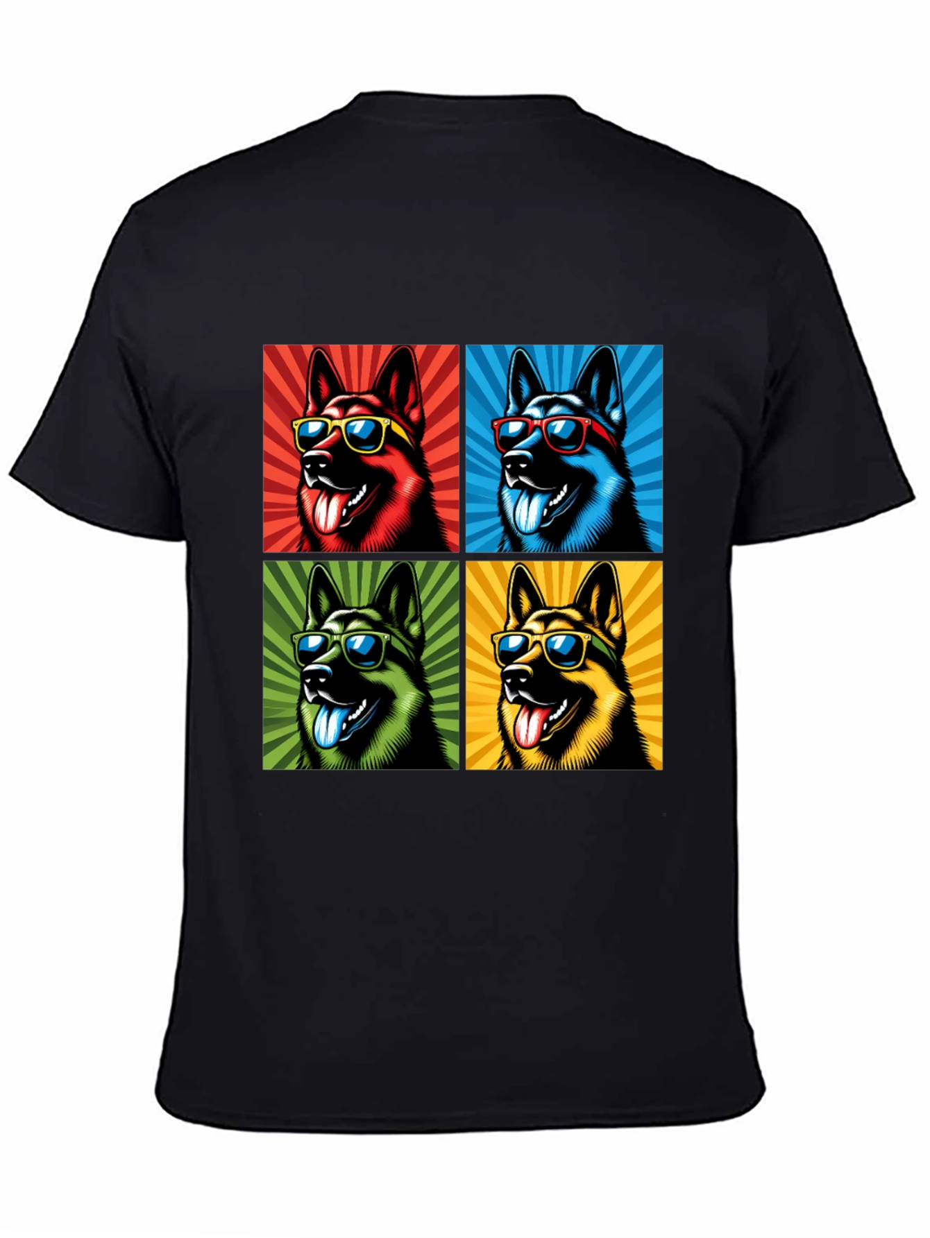 Cool Dog Pop Art T-Shirt