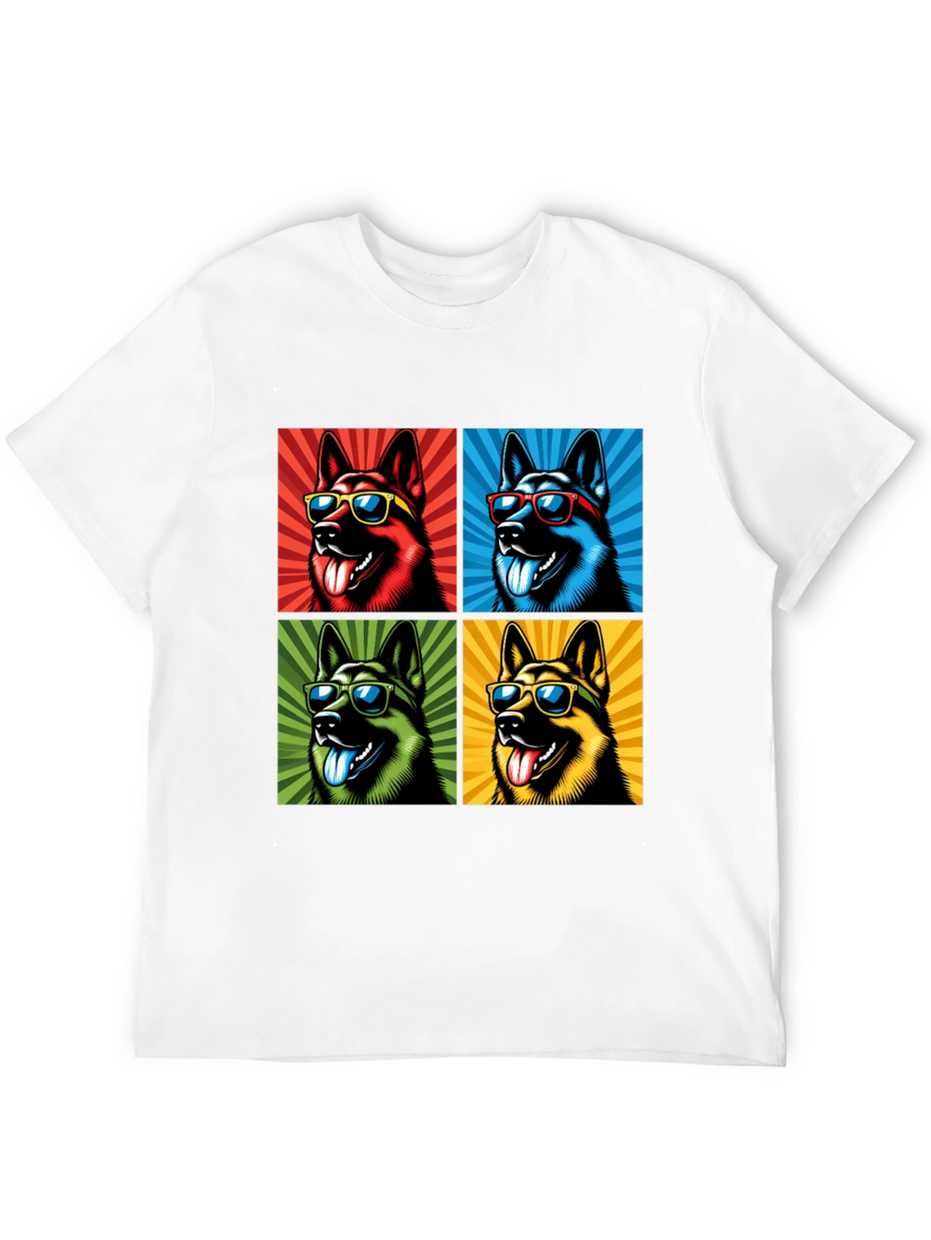 Cool Dog Pop Art T-Shirt