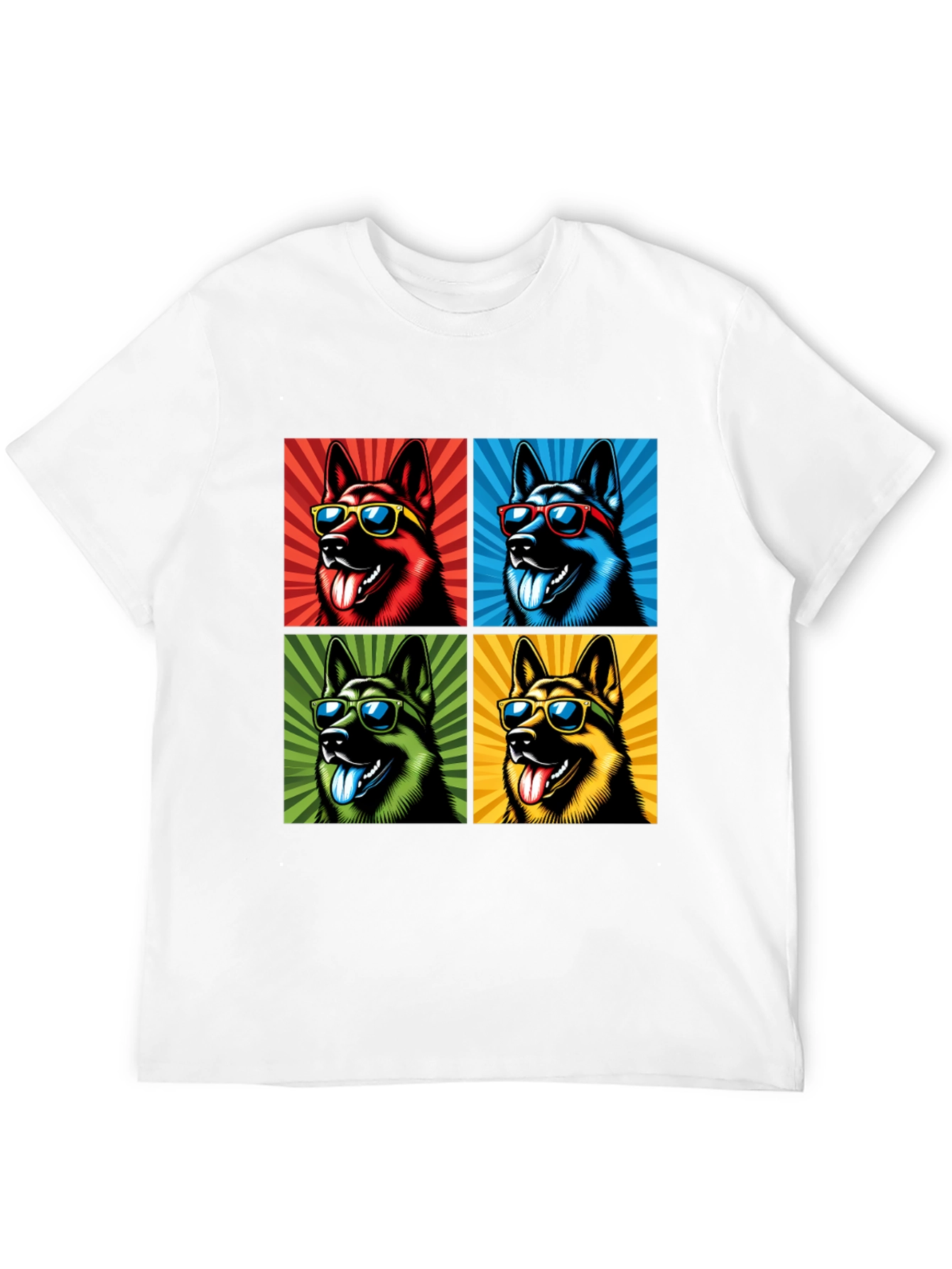 Cool Dog Pop Art T-Shirt