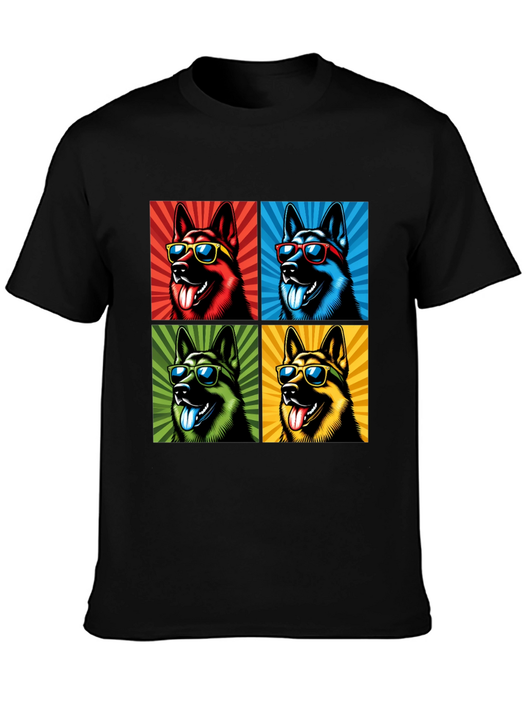 Cool Dog Pop Art T-Shirt