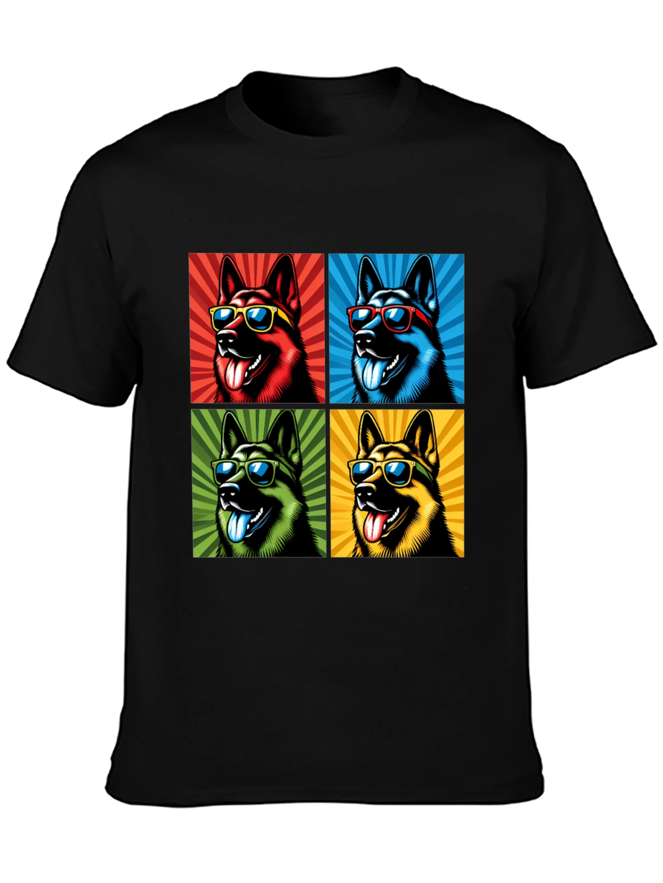 Cool Dog Pop Art T-Shirt