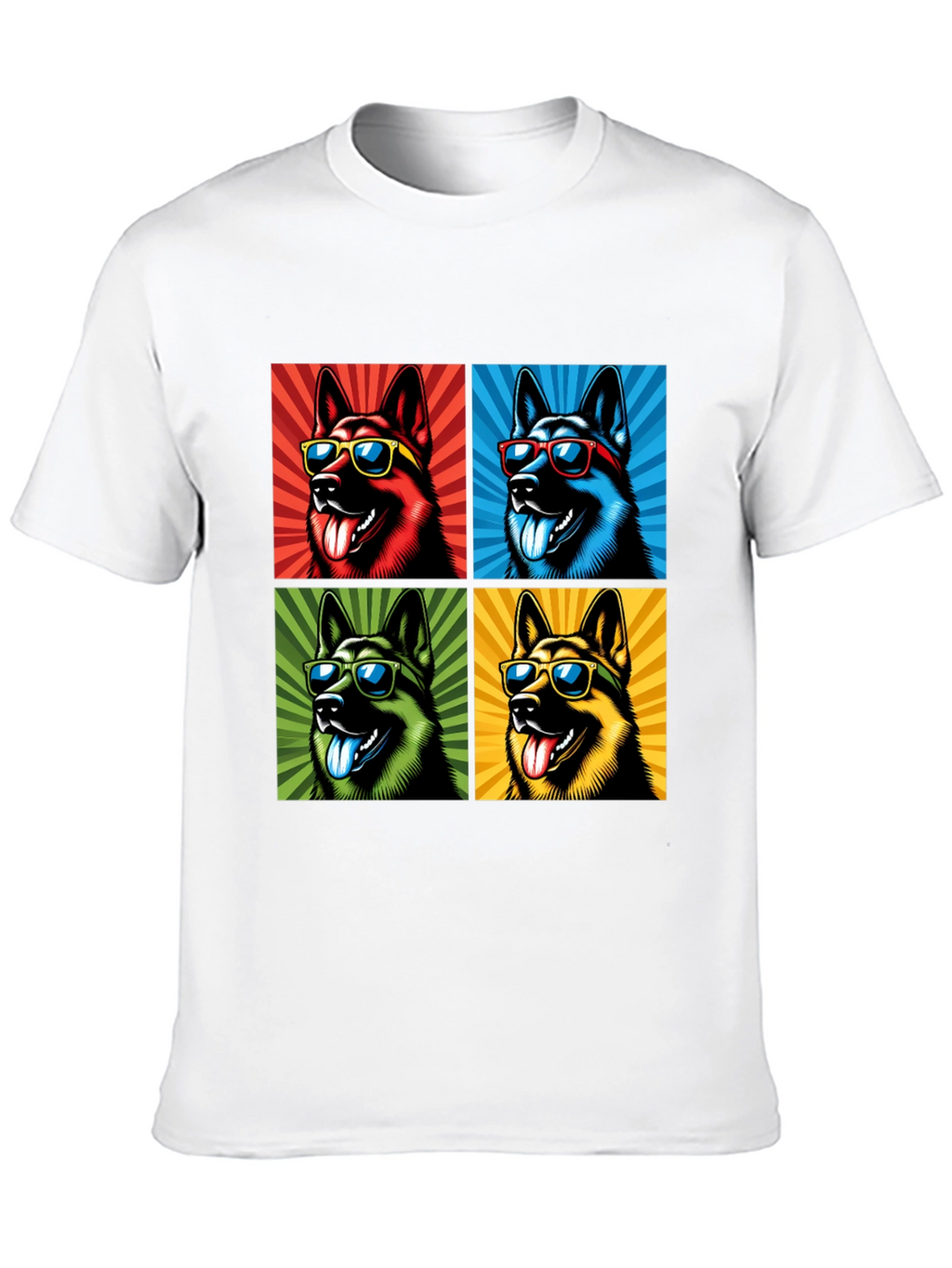 Cool Dog Pop Art T-Shirt