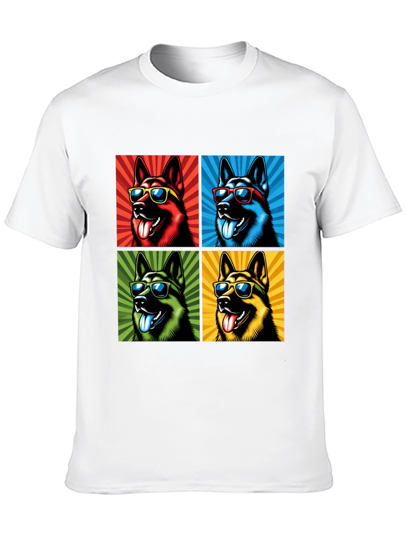 Cool Dog Pop Art T-Shirt