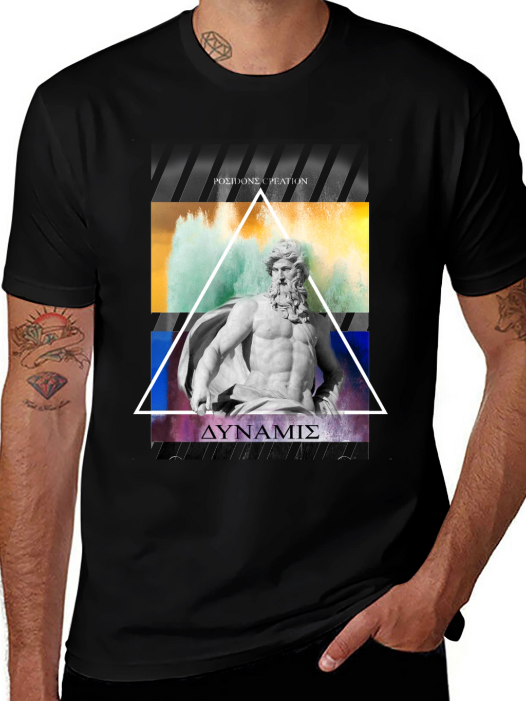 Poseidon Graphic Print T-Shirt