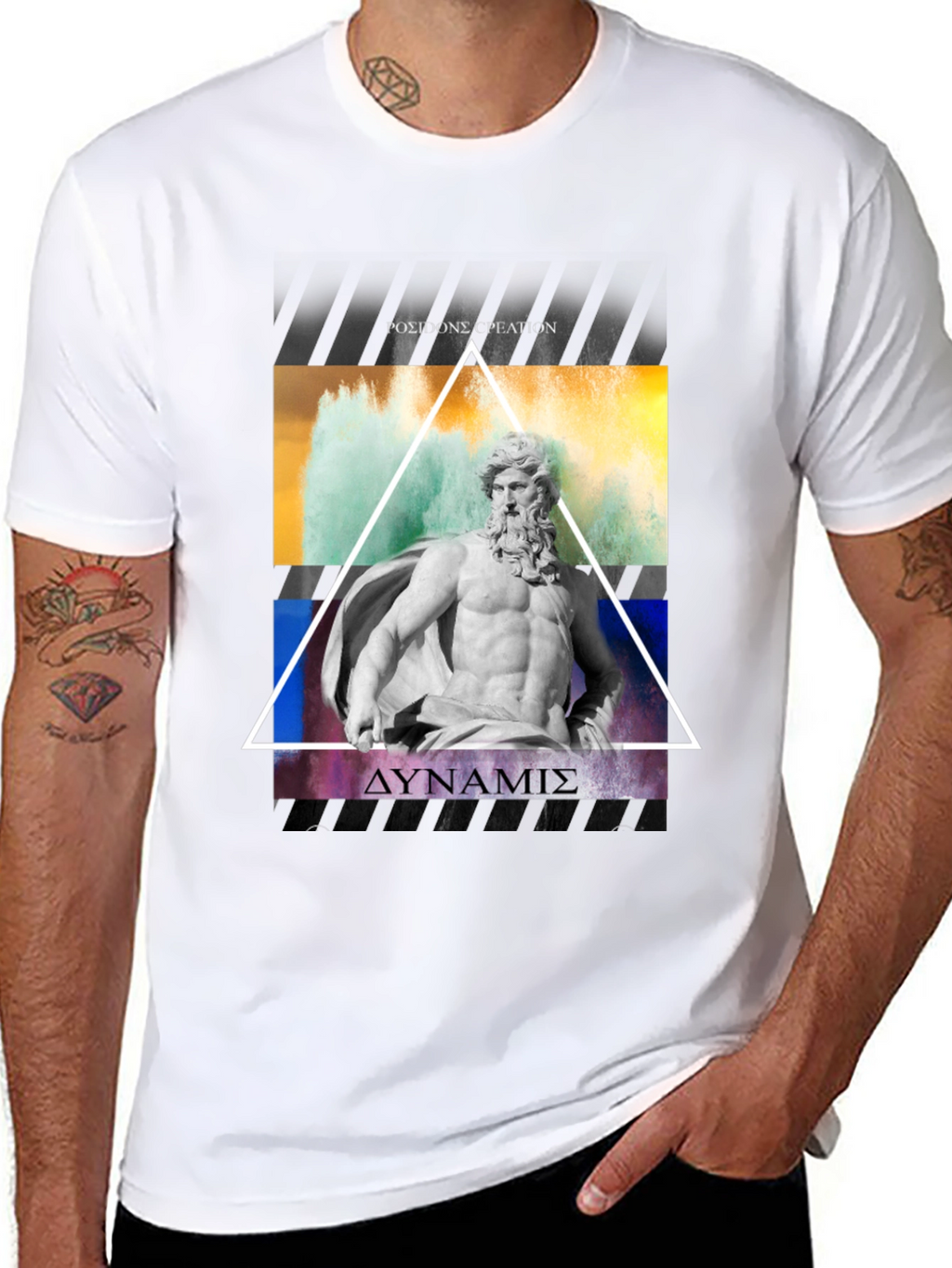 Poseidon Graphic Print T-Shirt