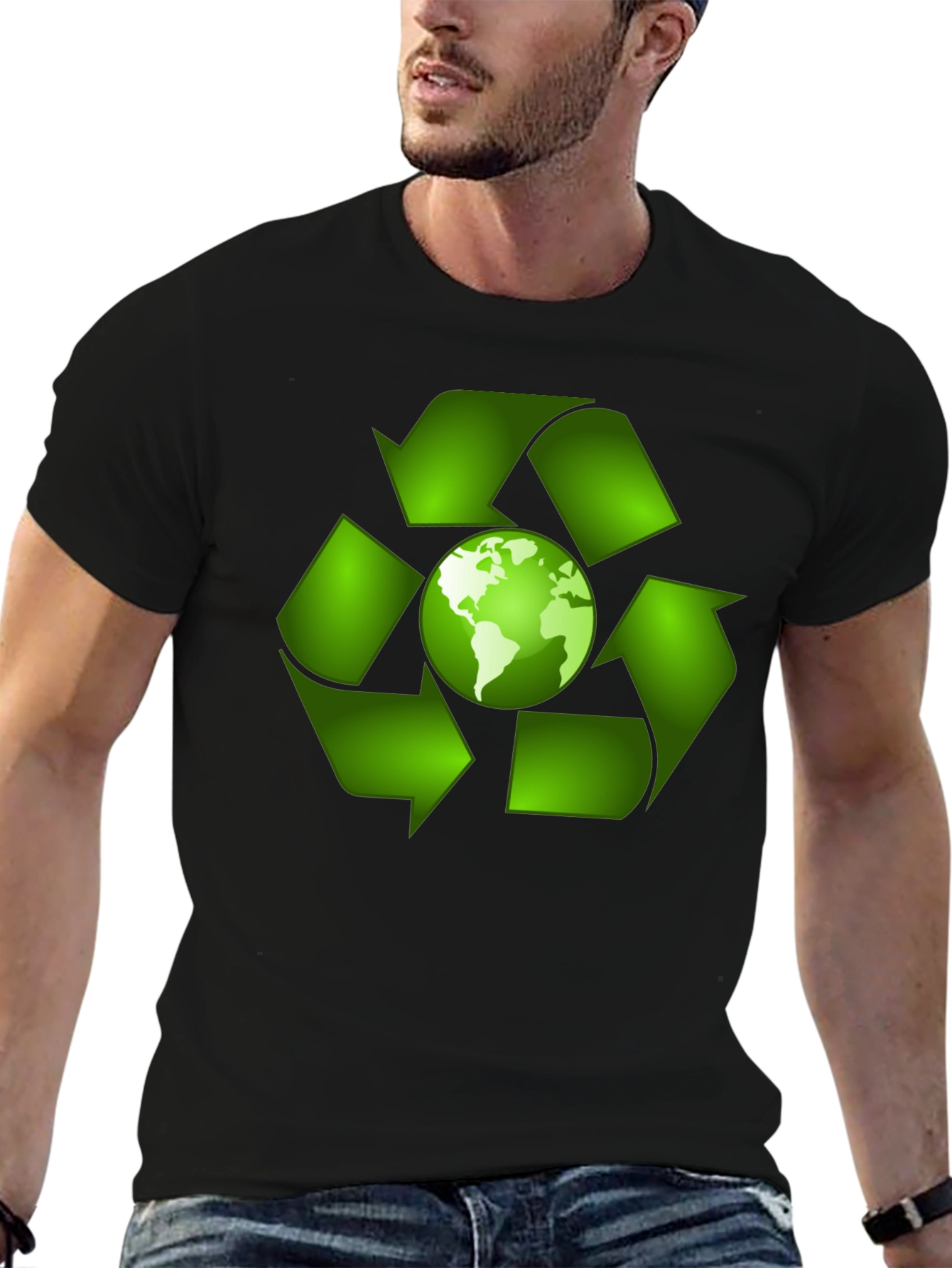 Eco-Friendly Earth Recycle T-Shirt