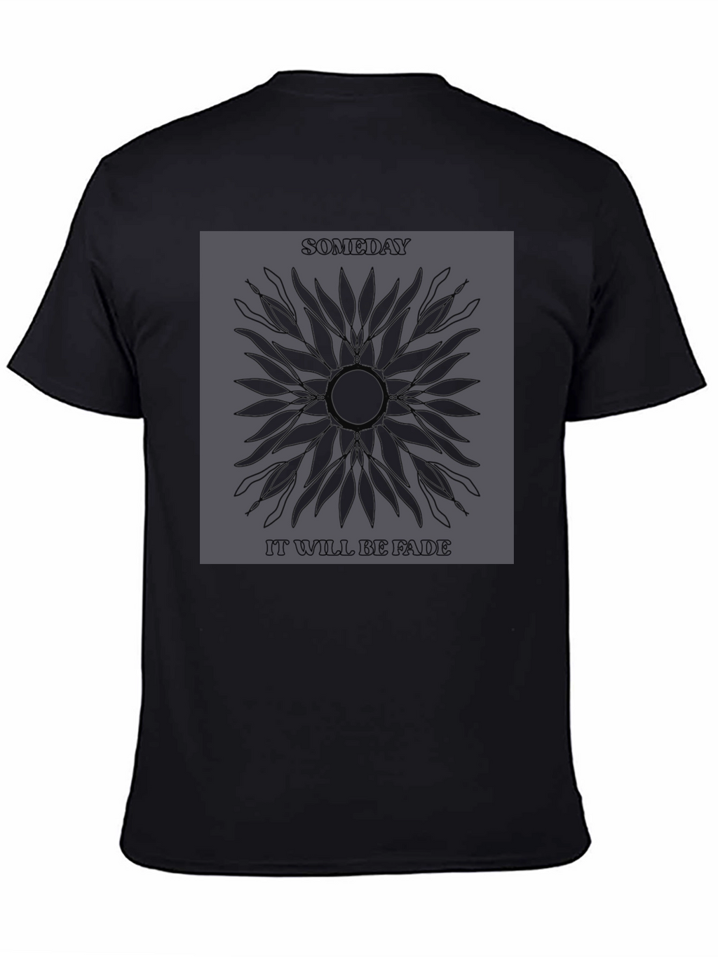 Someday Fade Graphic Print Tee - Stylish Comfort