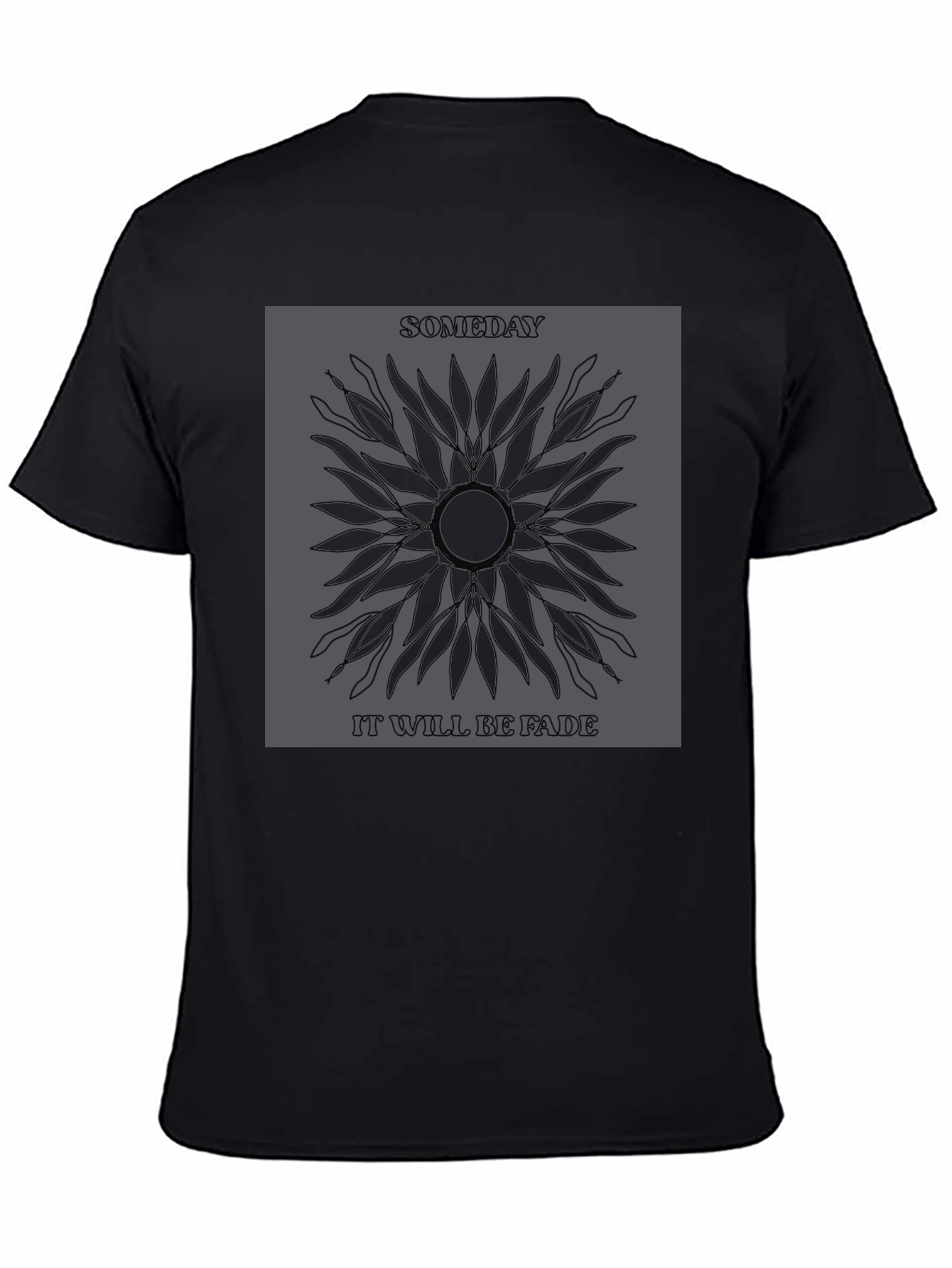 Someday Fade Graphic Print Tee - Stylish Comfort