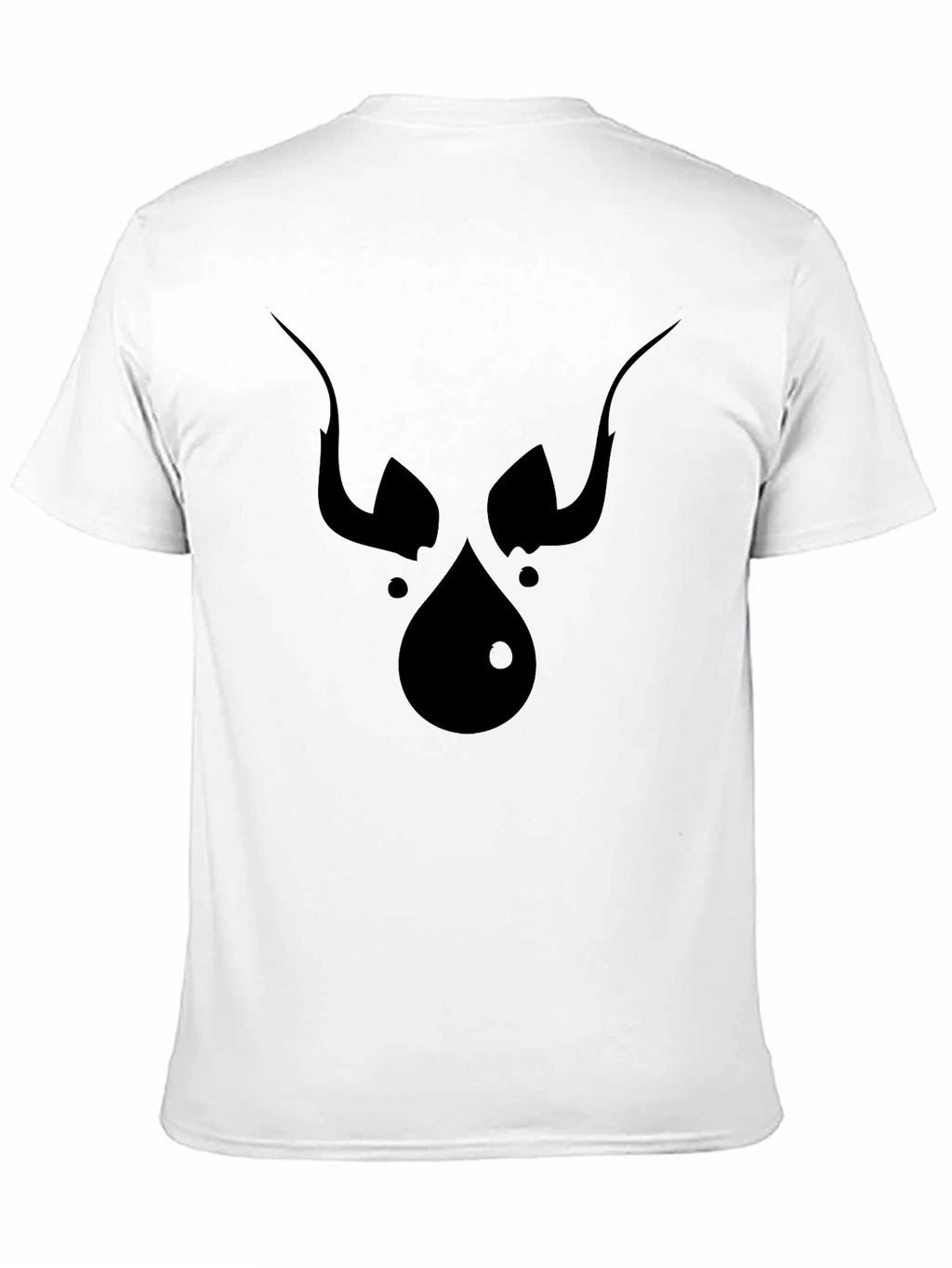 Abstract Devil Face Graphic Tee