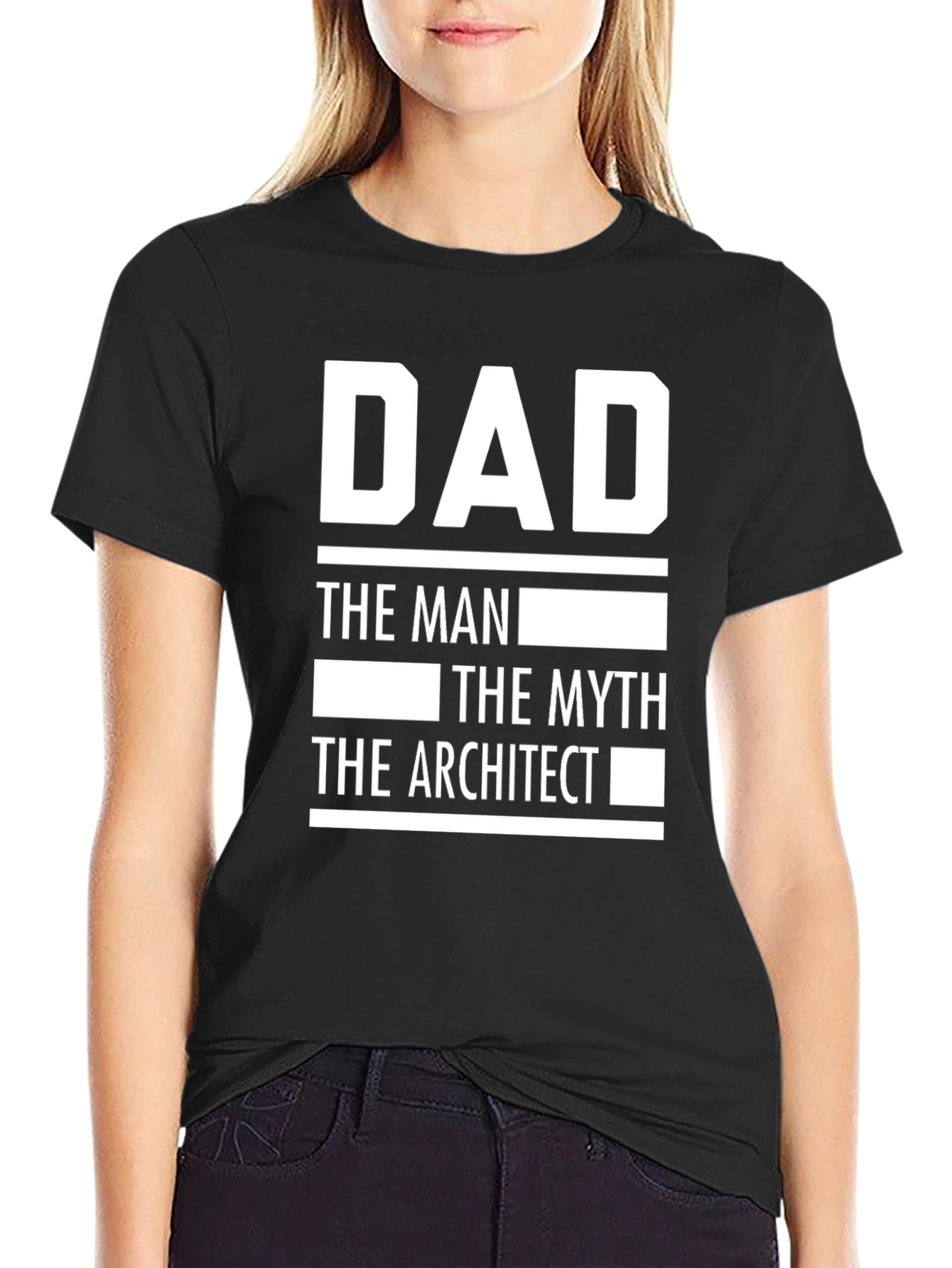 Dad The Architect Graphic T-Shirt