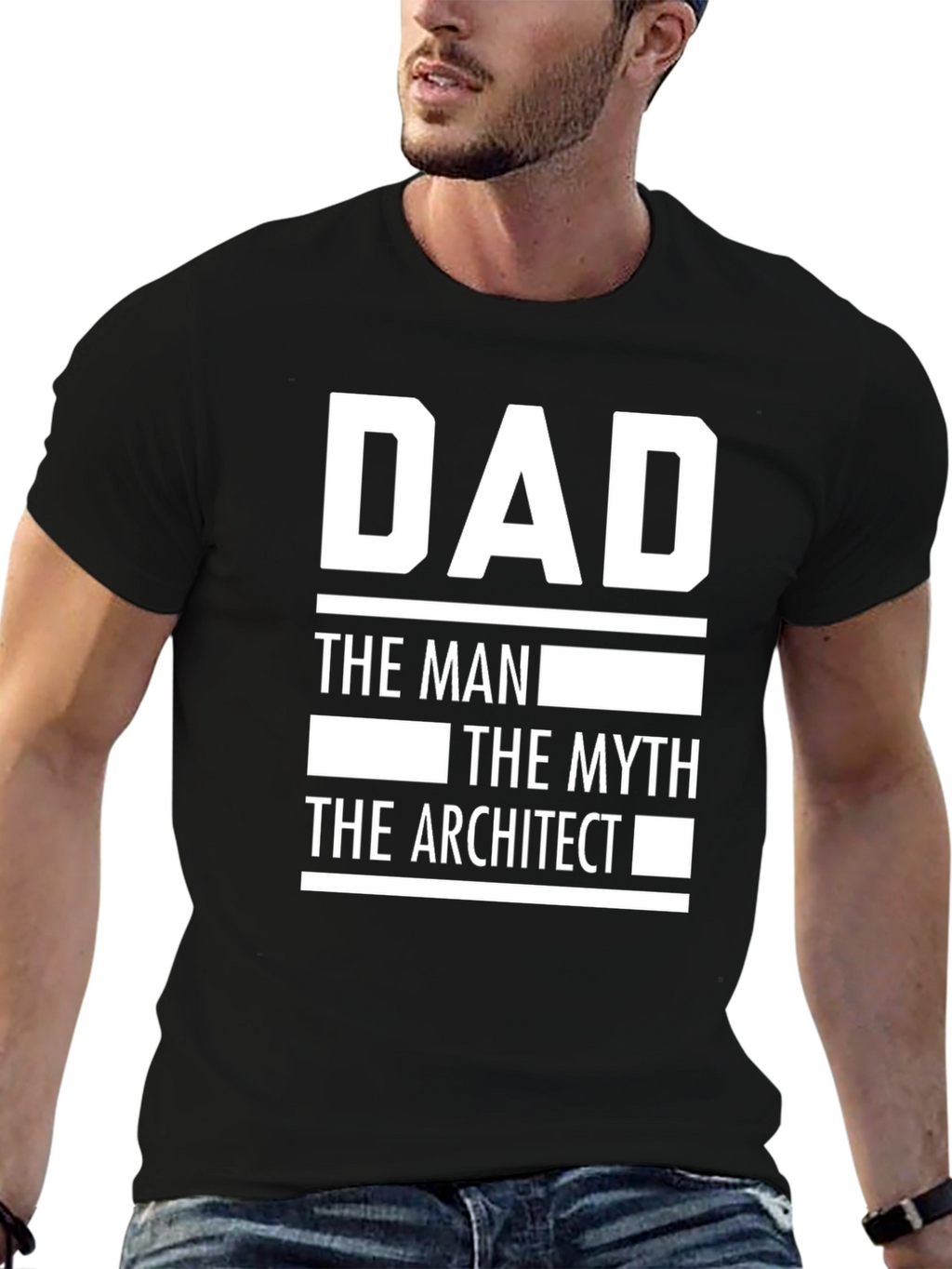 Dad The Architect Graphic T-Shirt