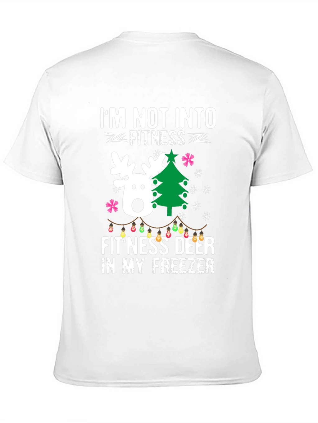 Funny Fitness Deer Christmas T-Shirt
