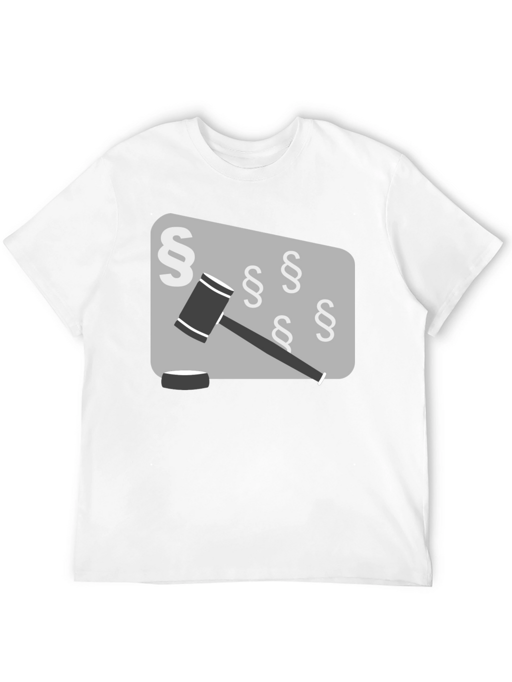 Law & Order T-Shirt: Gavel and Paragraphs