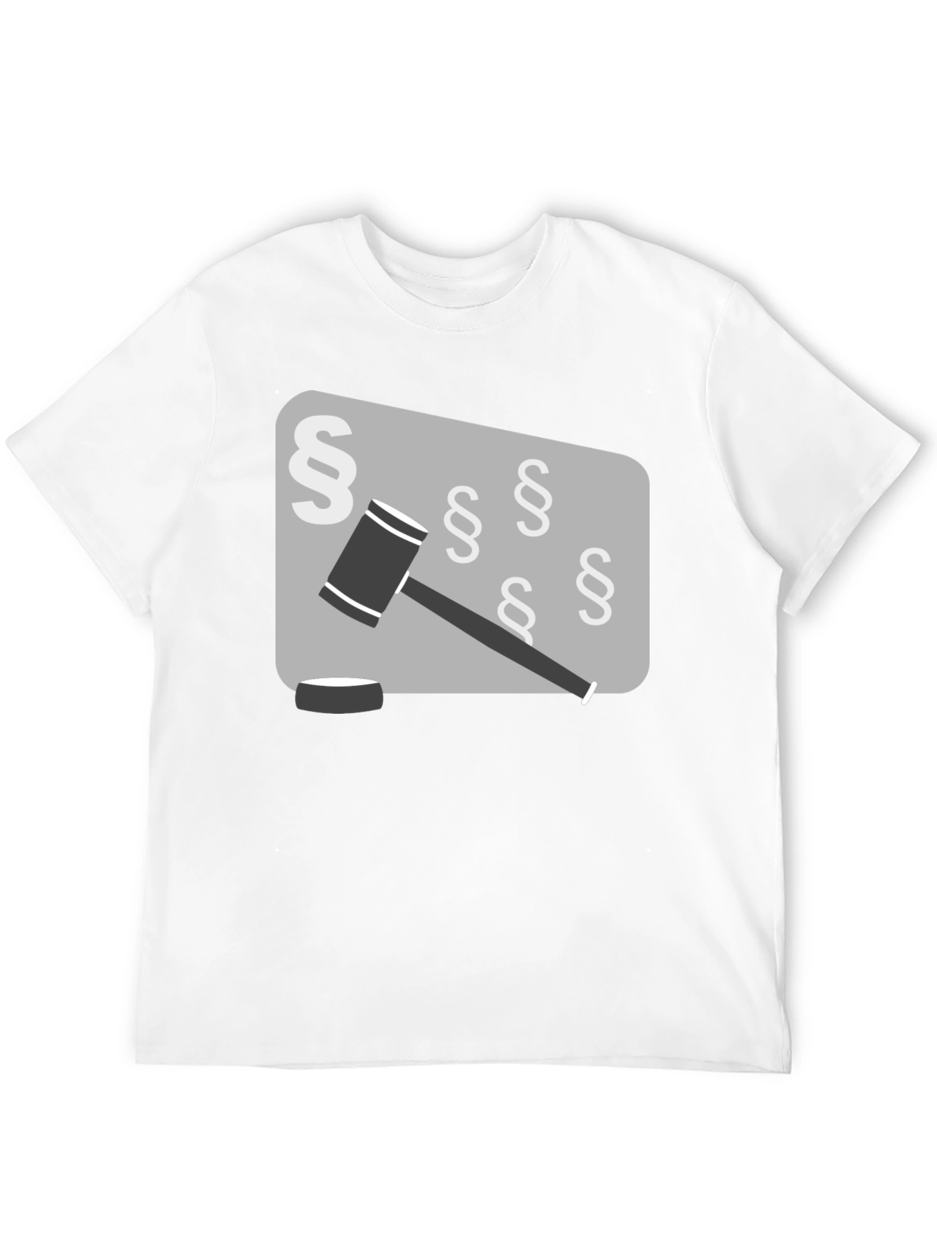 Law & Order T-Shirt: Gavel and Paragraphs