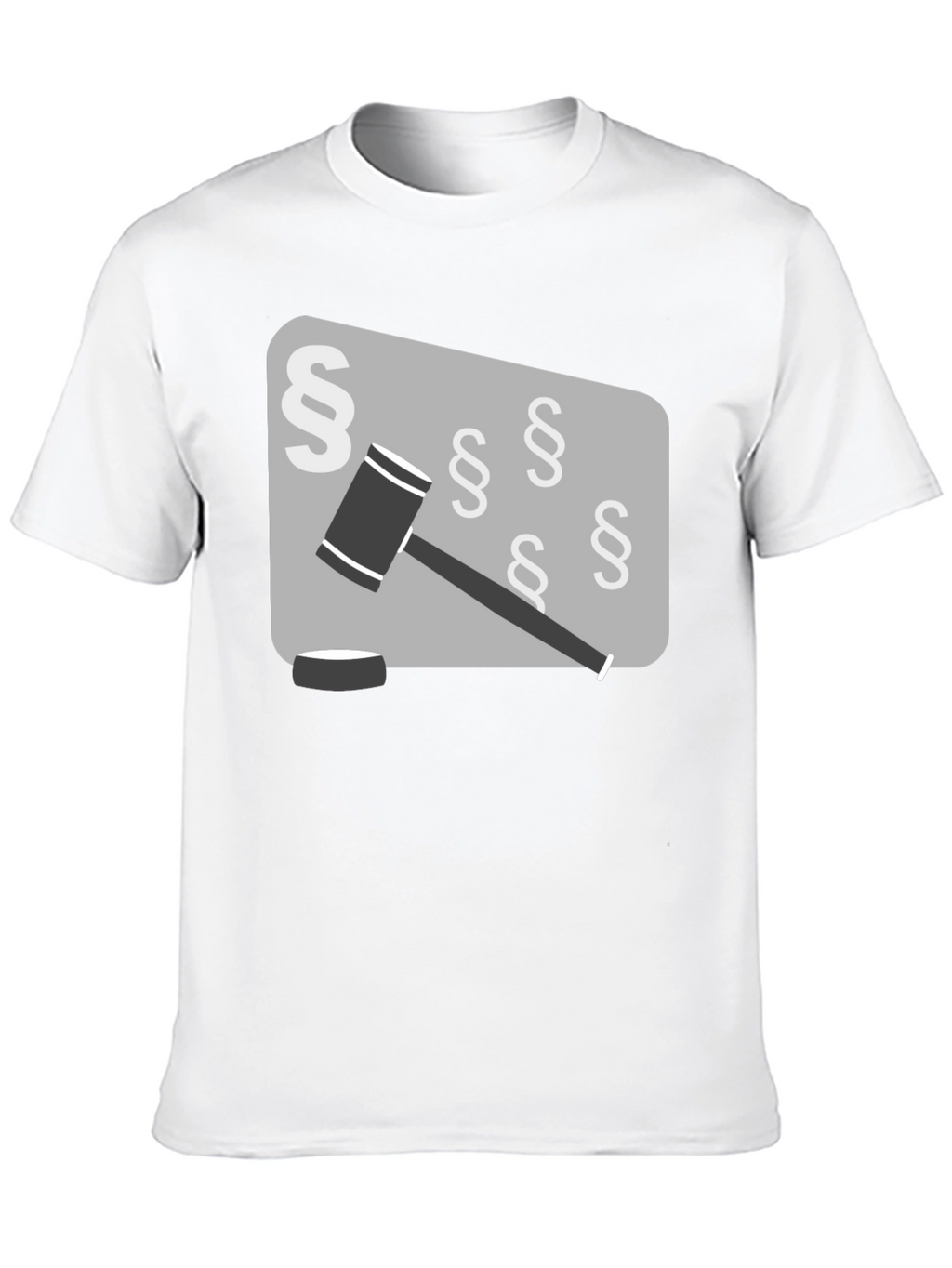 Law & Order T-Shirt: Gavel and Paragraphs