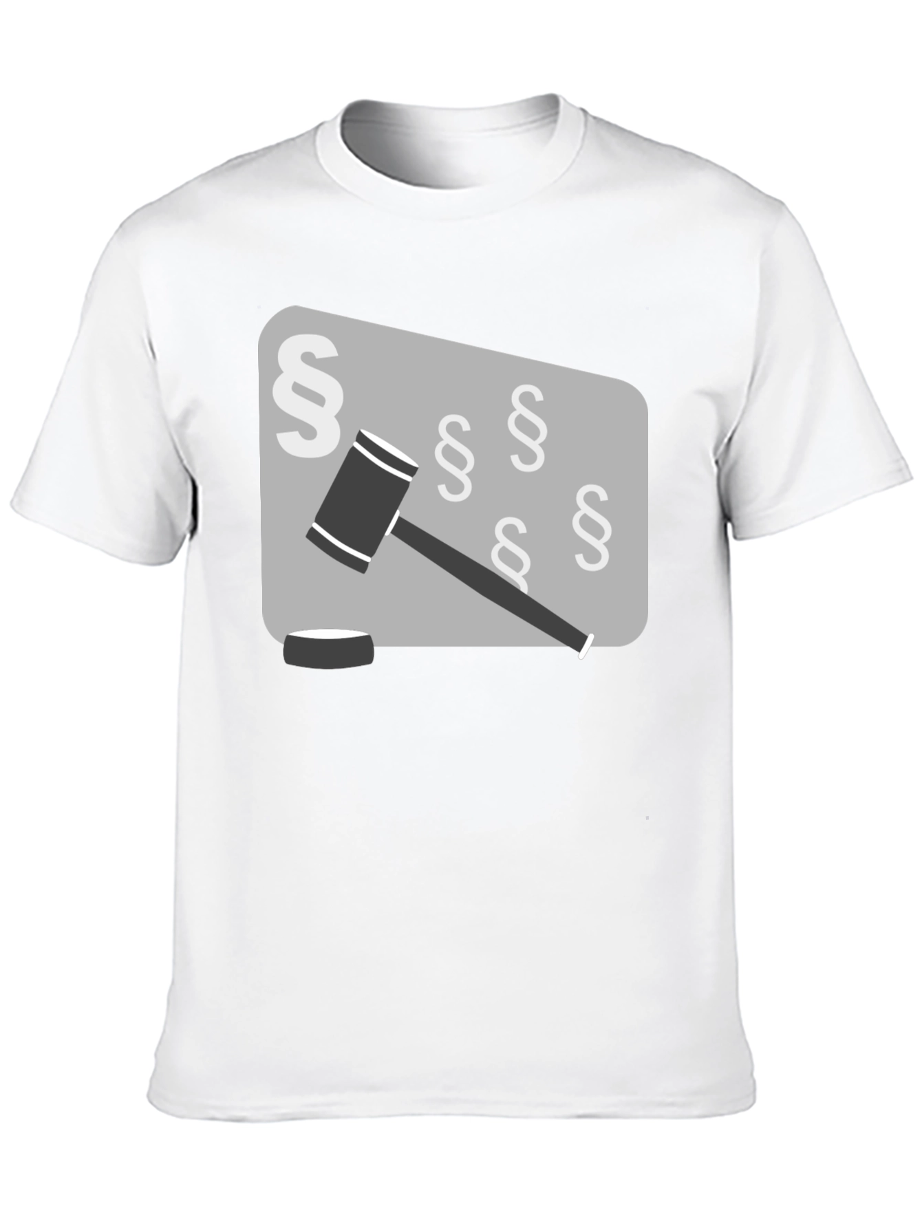 Law & Order T-Shirt: Gavel and Paragraphs