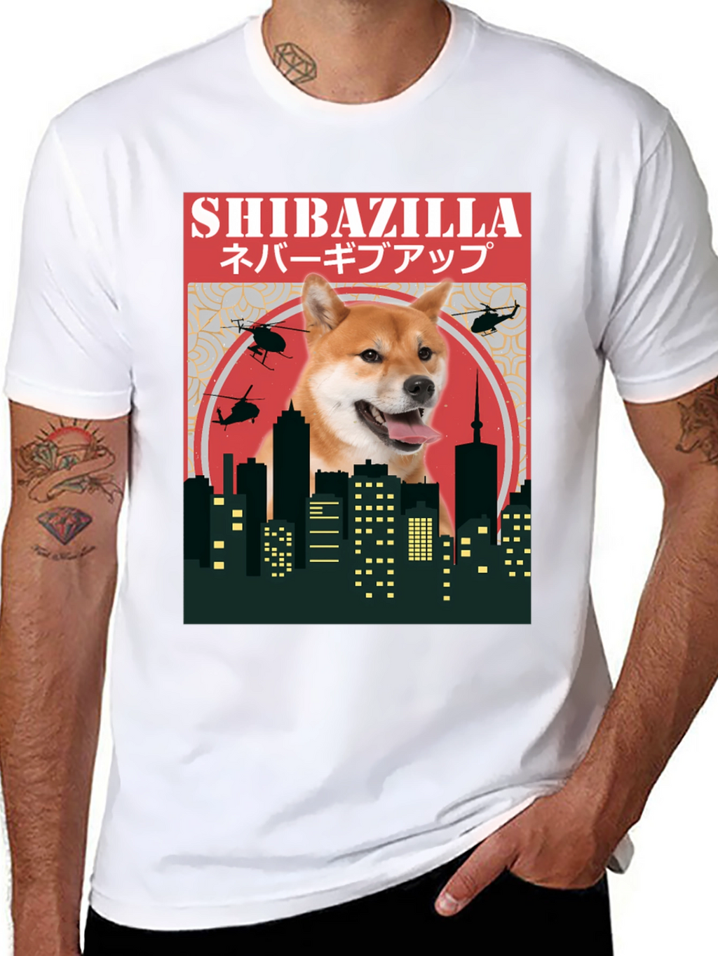 Shibazilla T-Shirt - Doge Meme Tee