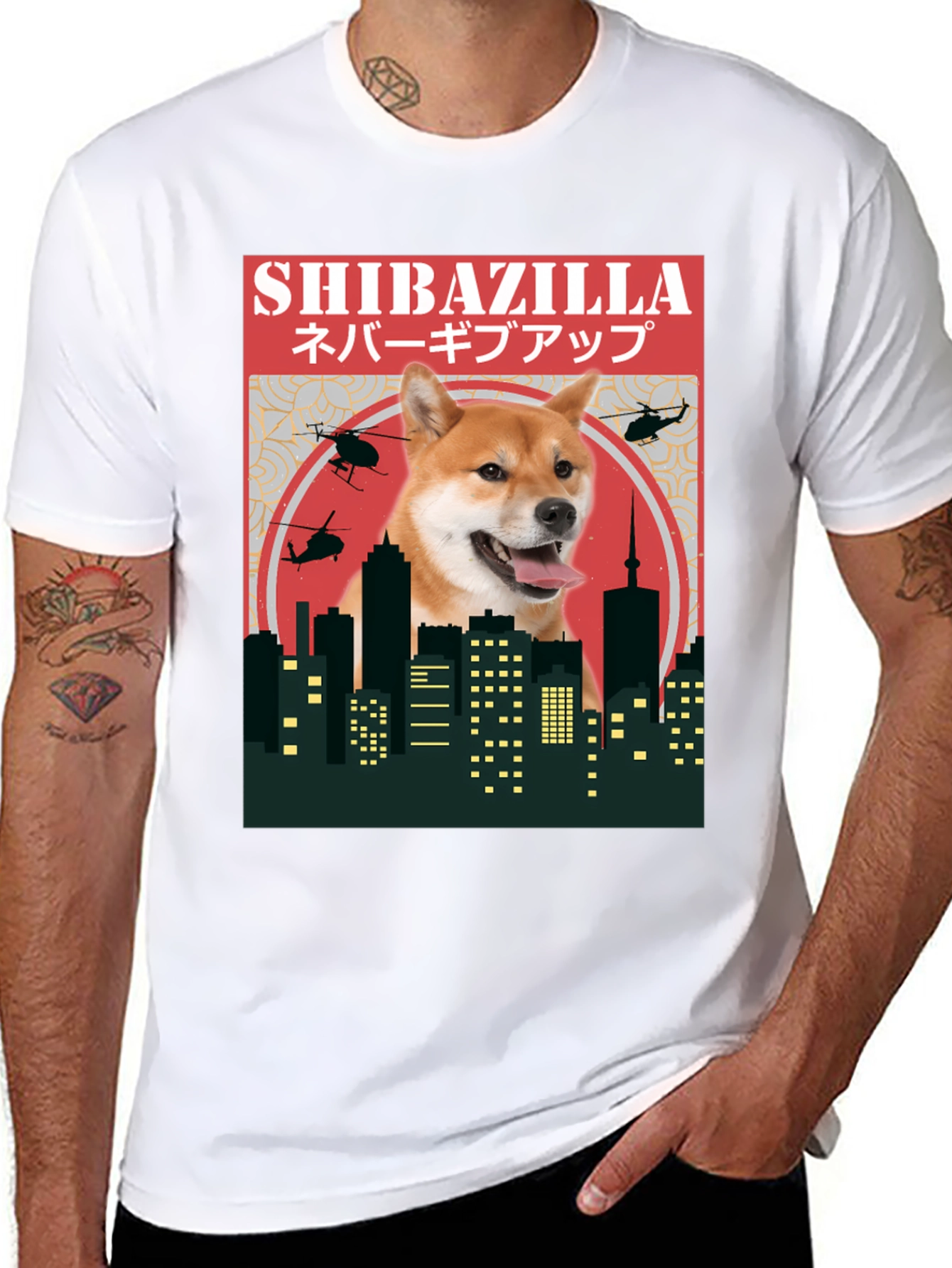 Shibazilla T-Shirt - Doge Meme Tee