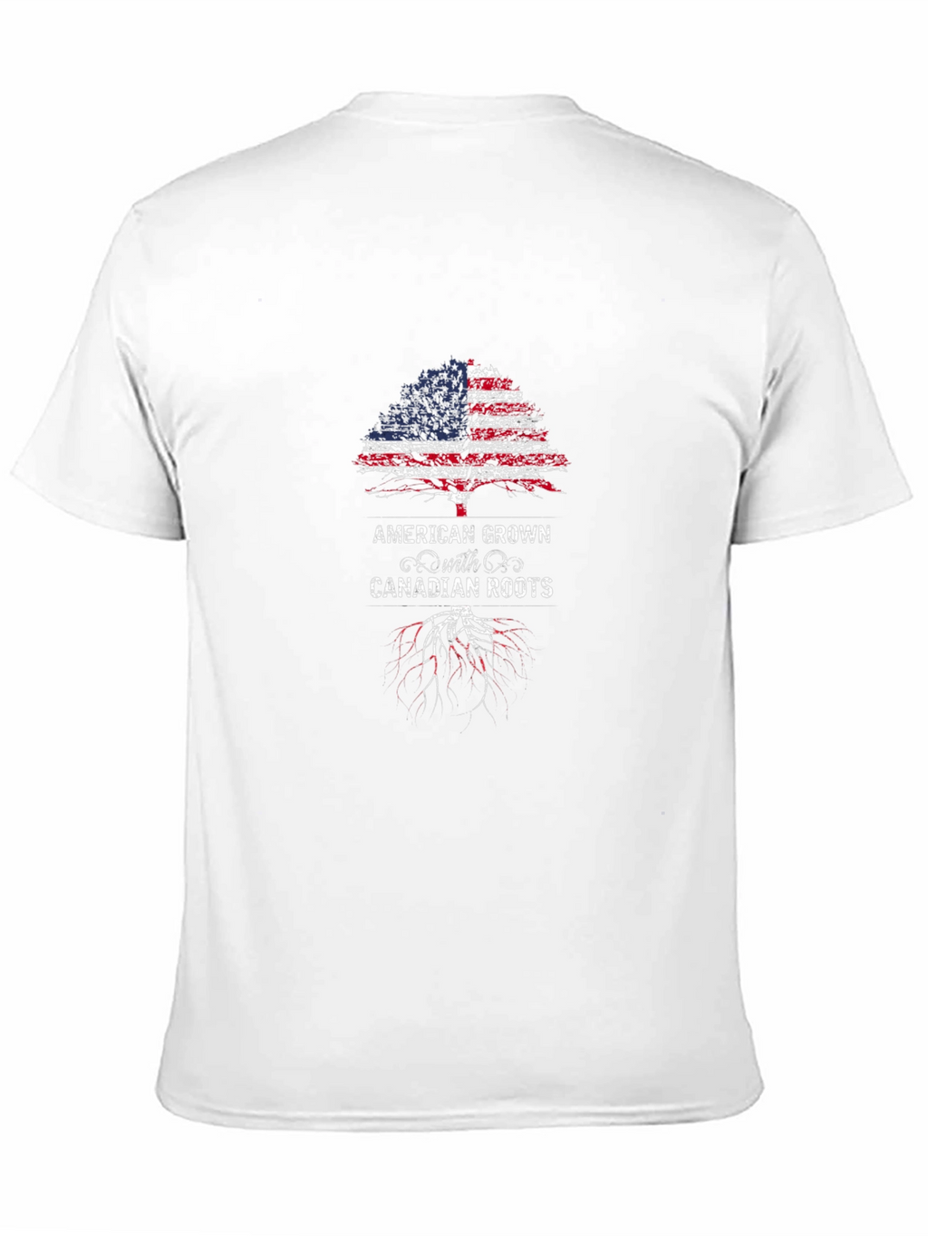 American Grown with Canadian Roots Graphic Tee