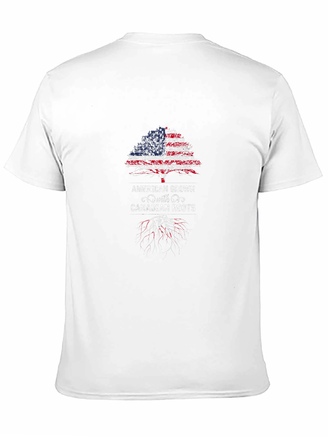 American Grown with Canadian Roots Graphic Tee