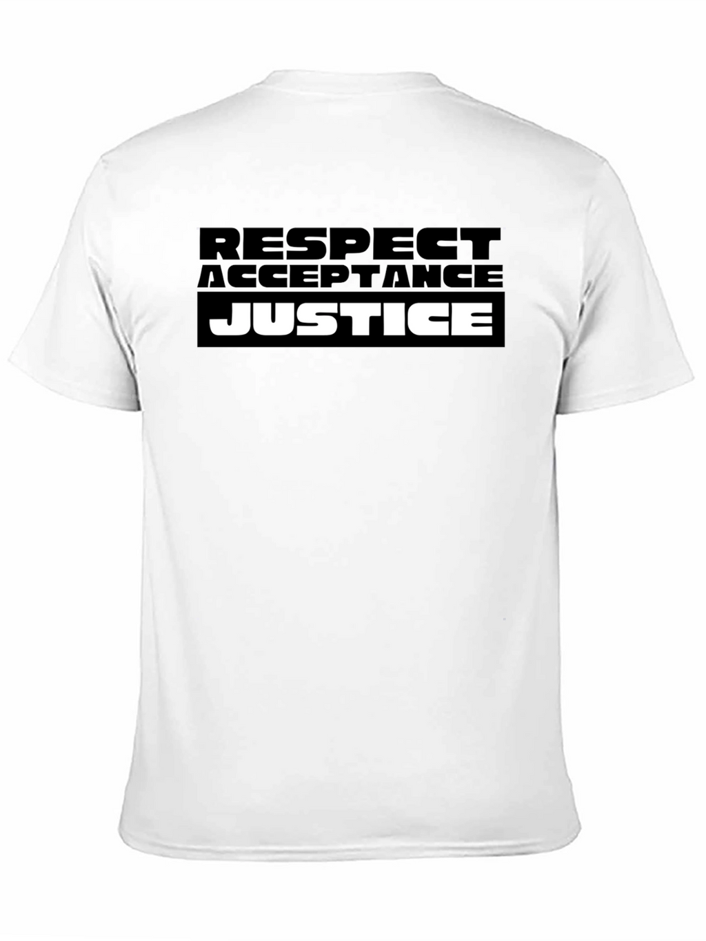 Respect Acceptance Justice Graphic T-Shirt