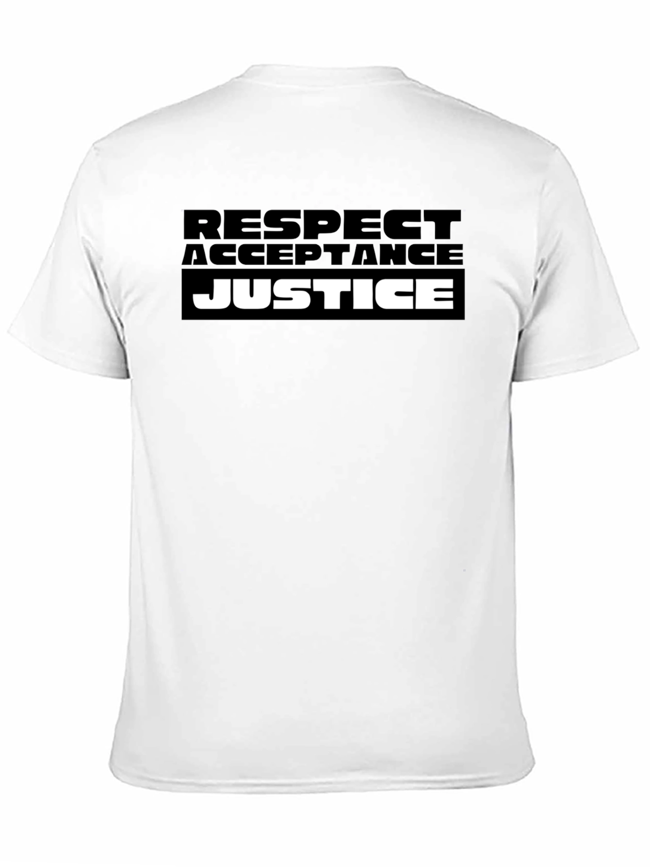 Respect Acceptance Justice Graphic T-Shirt