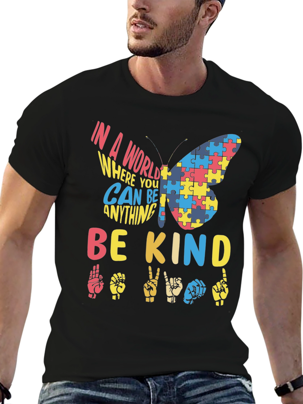 Autism Awareness Butterfly Kindness T-Shirt