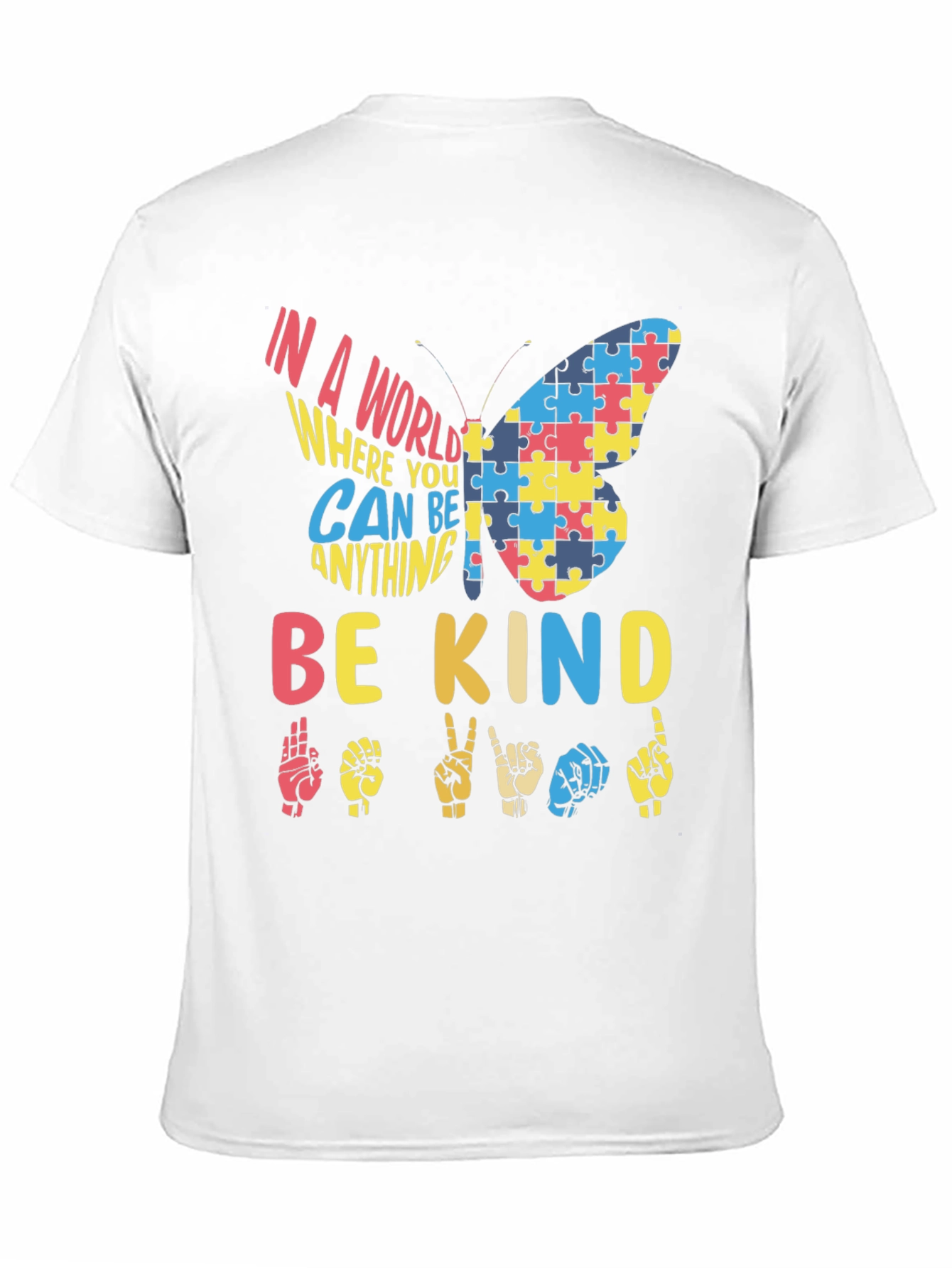 Autism Awareness Butterfly Kindness T-Shirt