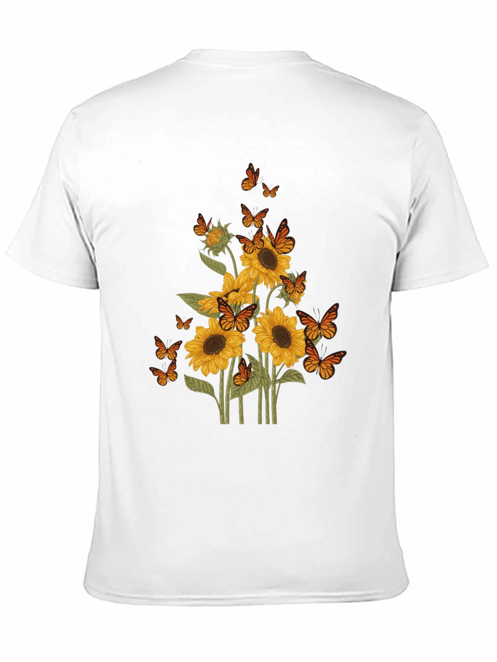 Sunflower & Butterfly Graphic Tee