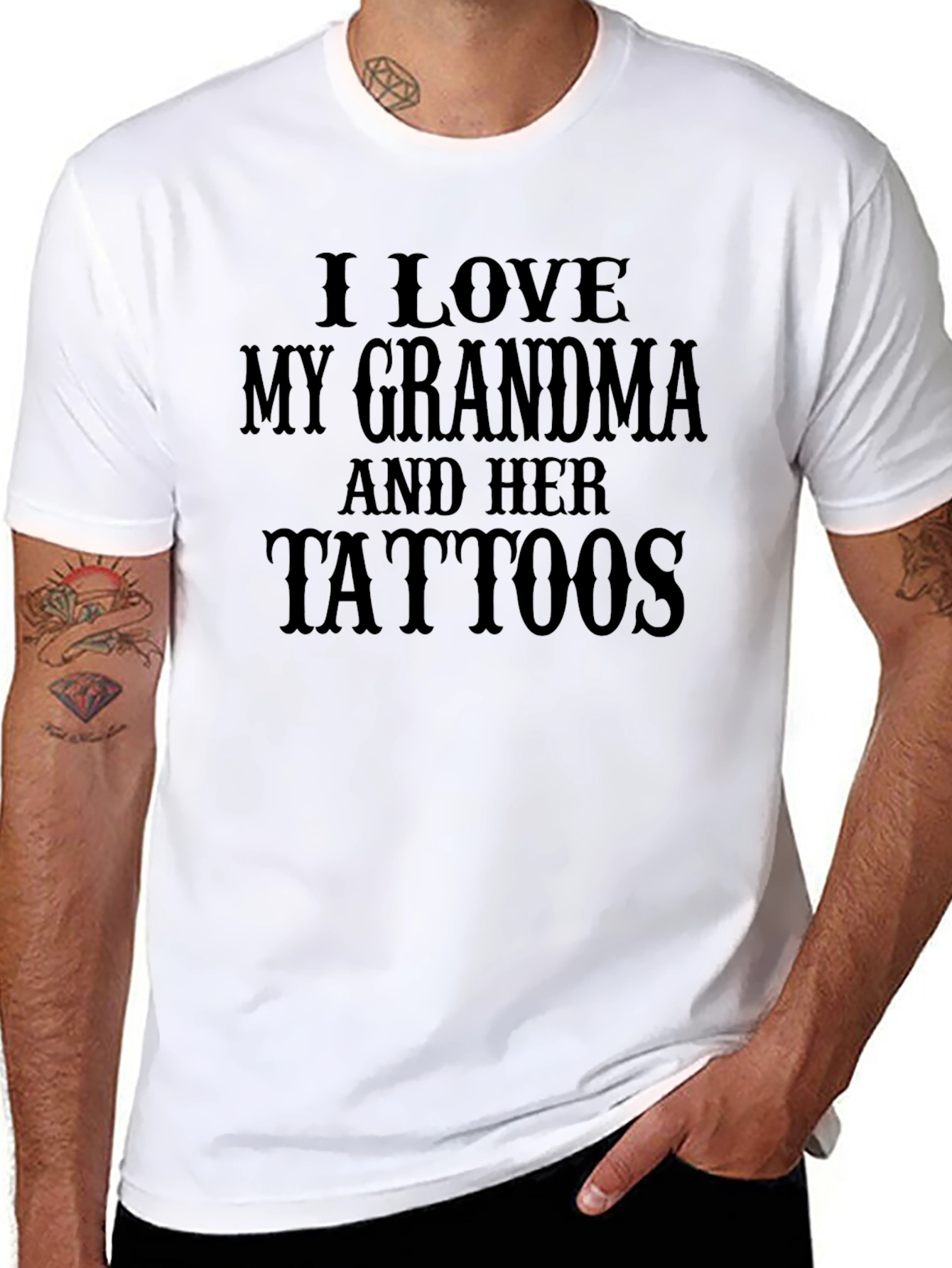 I Love My Grandma and Her Tattoos T-Shirt
