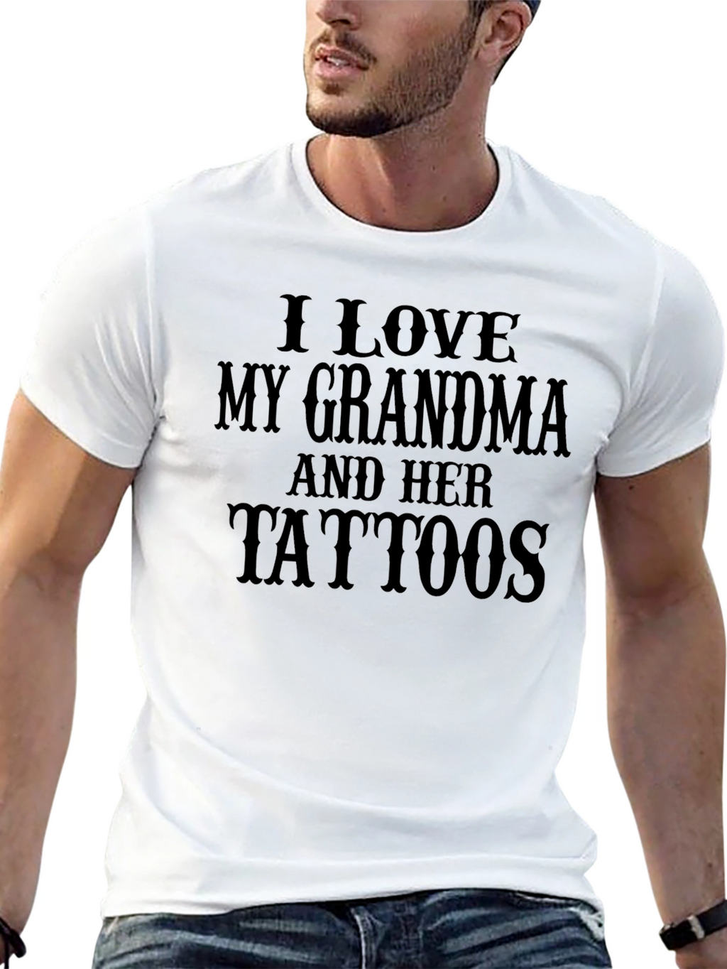 I Love My Grandma and Her Tattoos T-Shirt