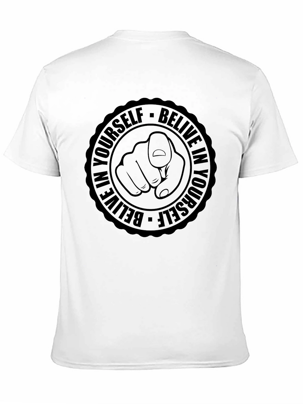 Believe in Yourself Graphic Tee - Black