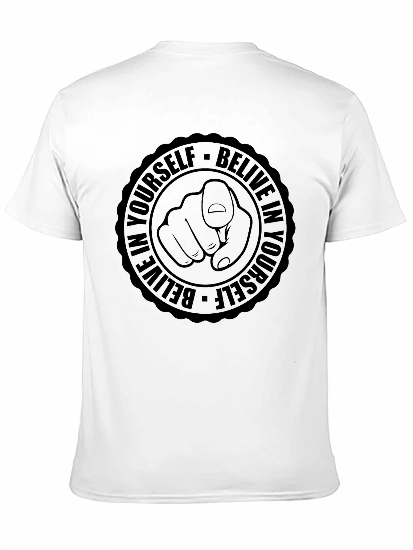 Believe in Yourself Graphic Tee - Black