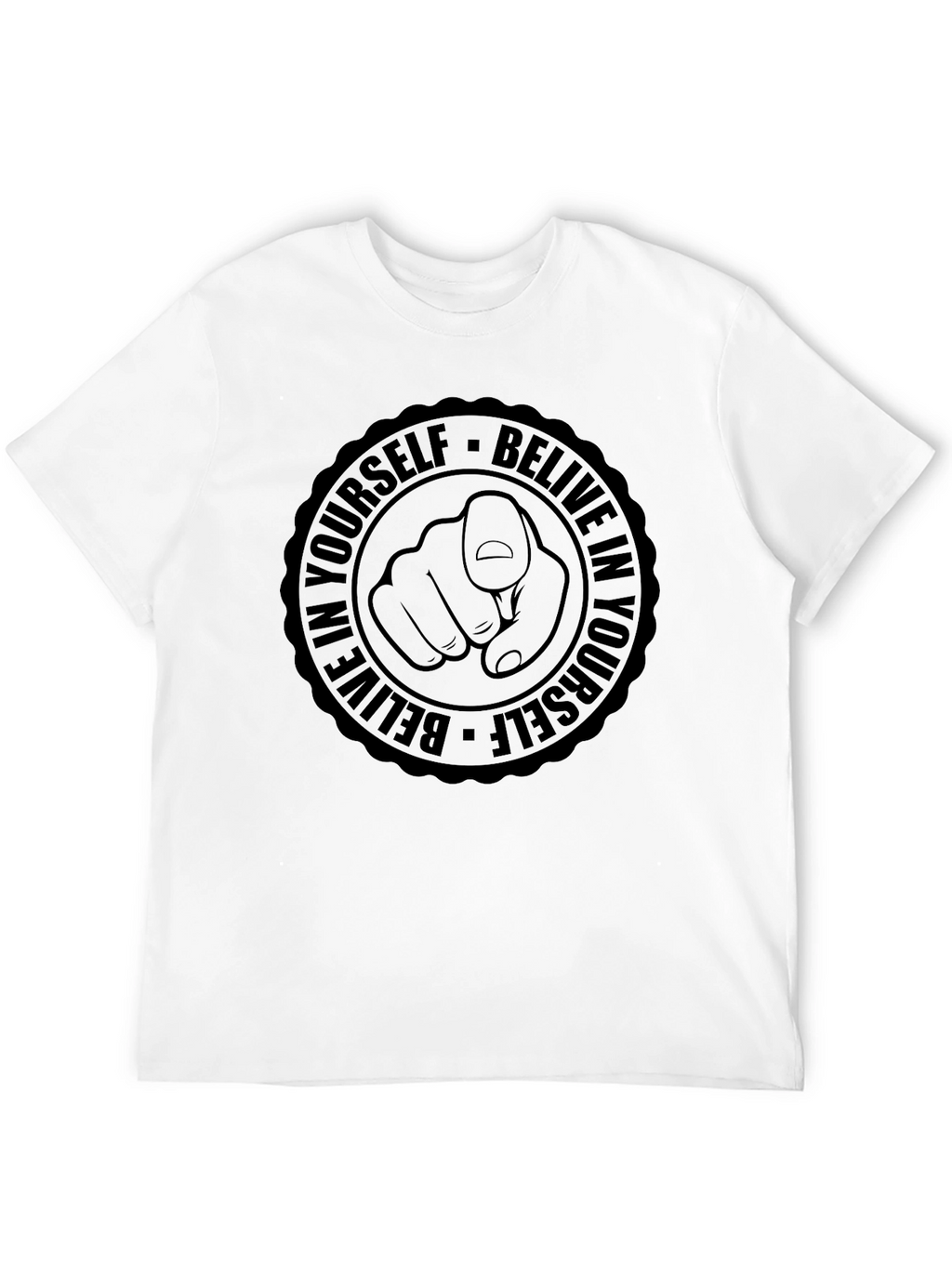 Believe in Yourself Graphic Tee - Black