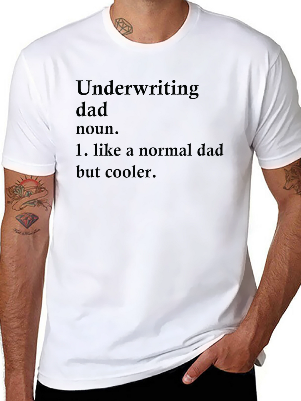 Underwriting Dad T-Shirt - Cool Fathers Day Gift