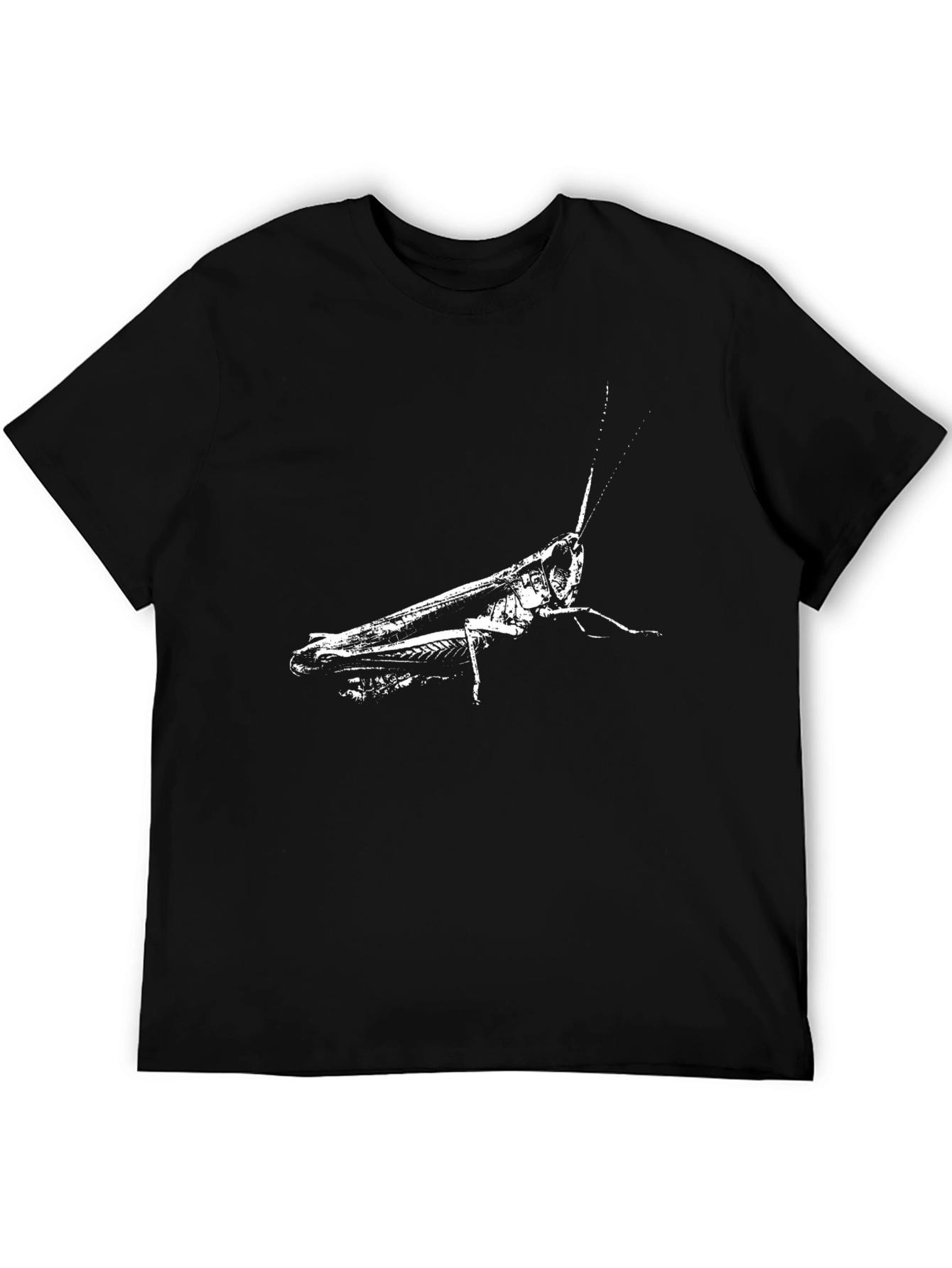 Grasshopper Graphic Tee - Black Cotton
