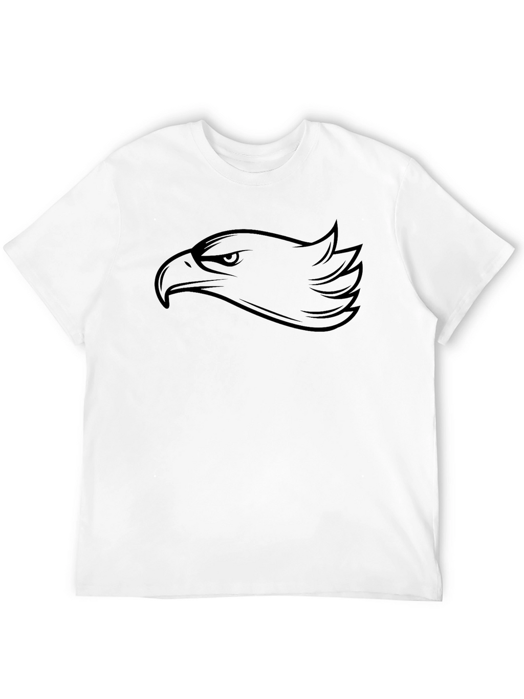 Eagle Head Graphic Black T-Shirt