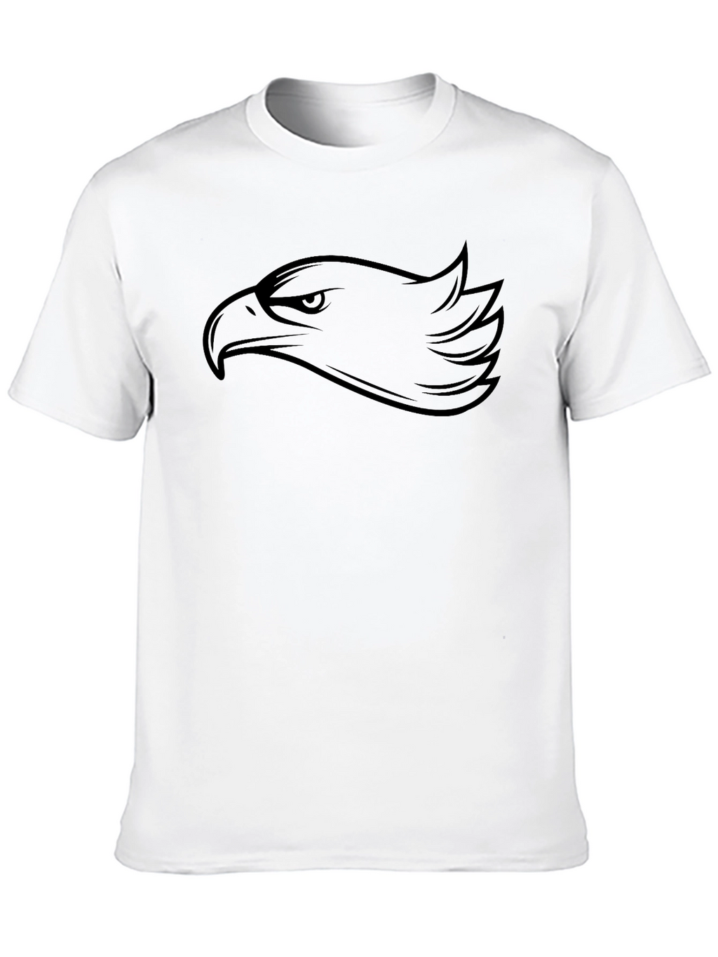 Eagle Head Graphic Black T-Shirt