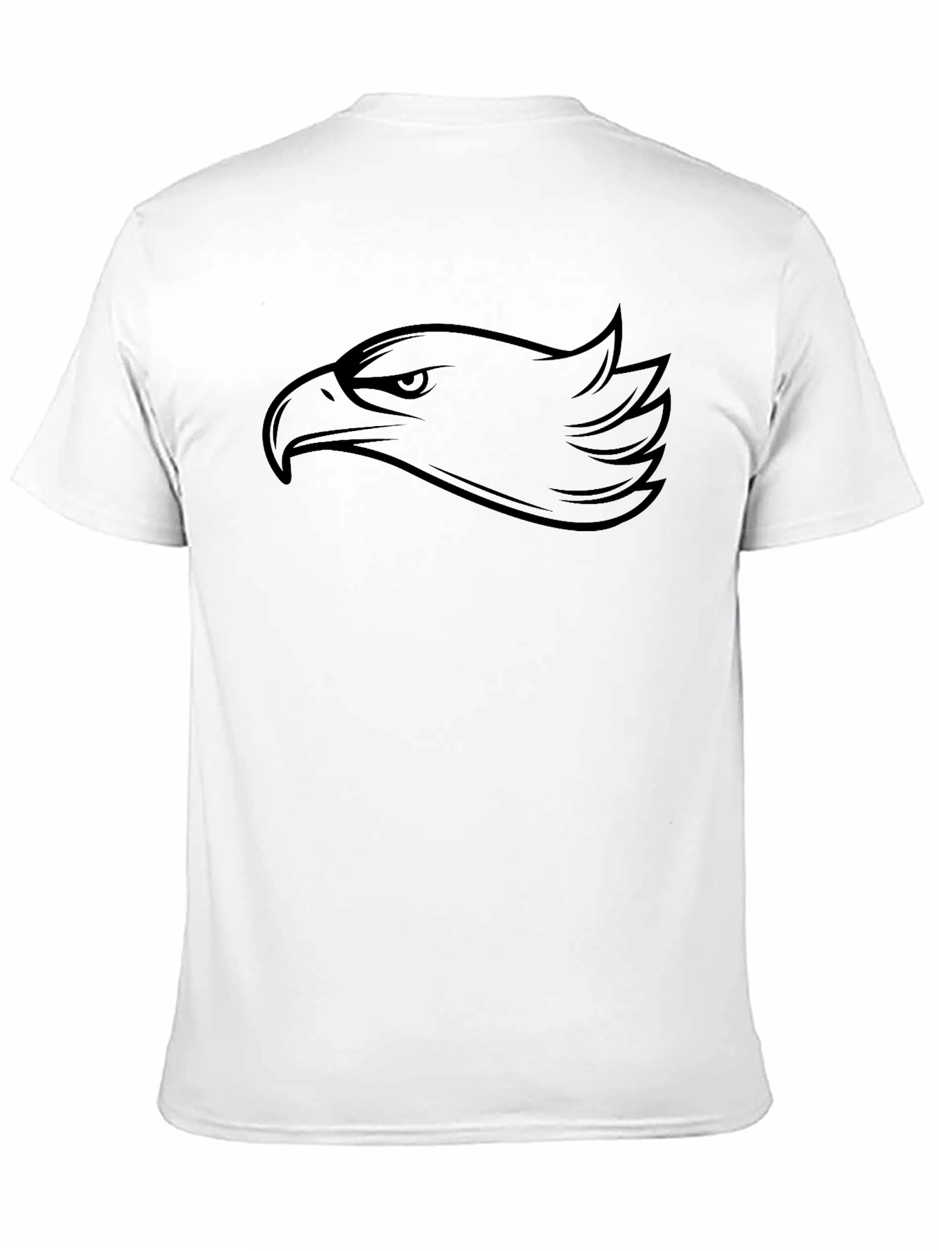 Eagle Head Graphic Black T-Shirt