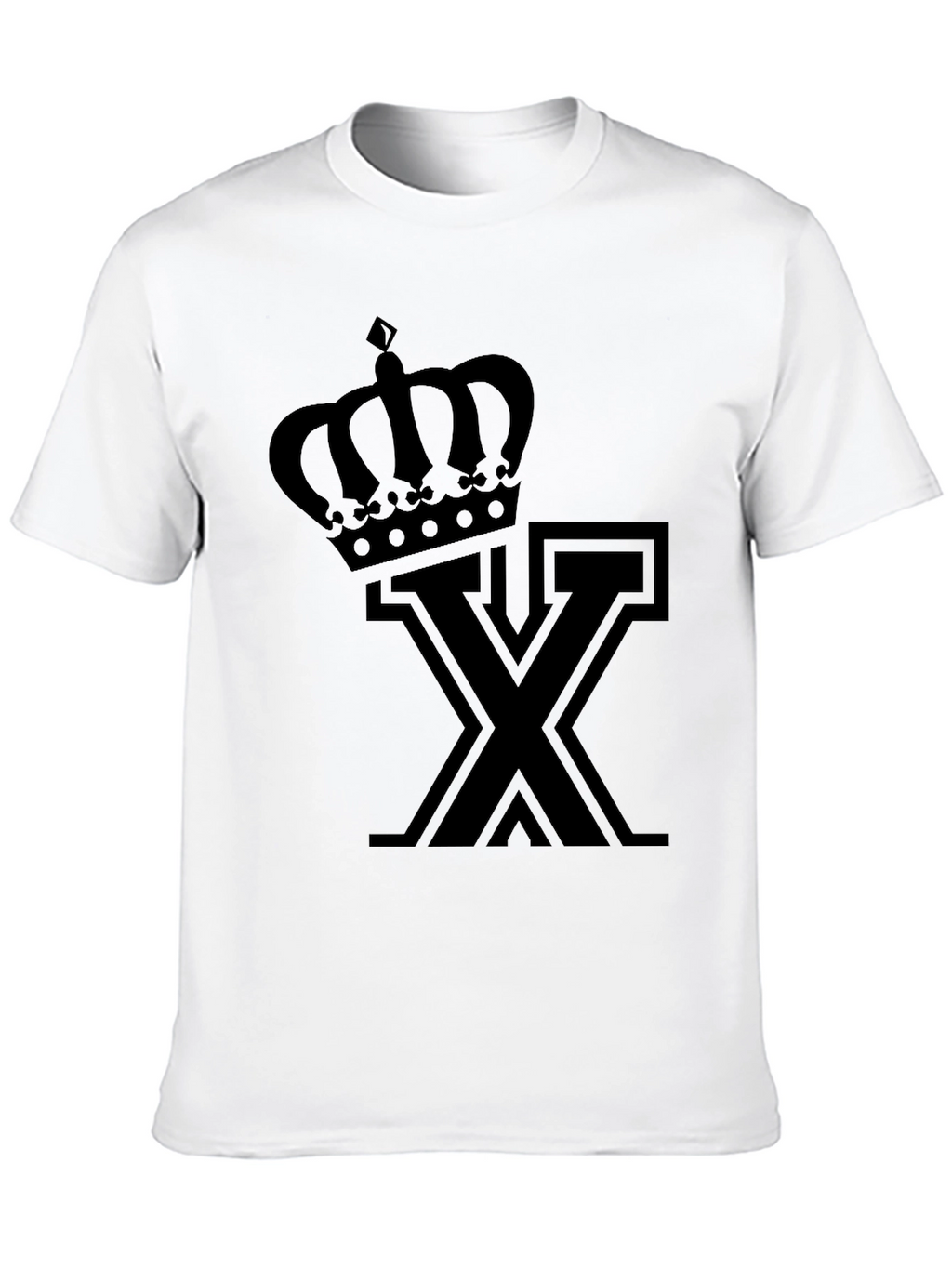 Crown X Graphic Tee - Stylish Black T-Shirt
