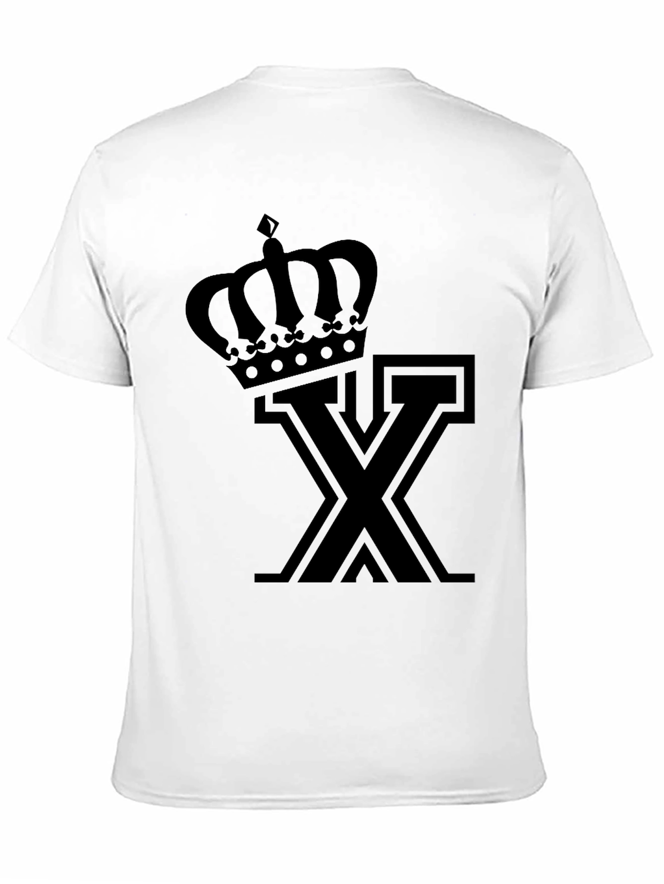 Crown X Graphic Tee - Stylish Black T-Shirt