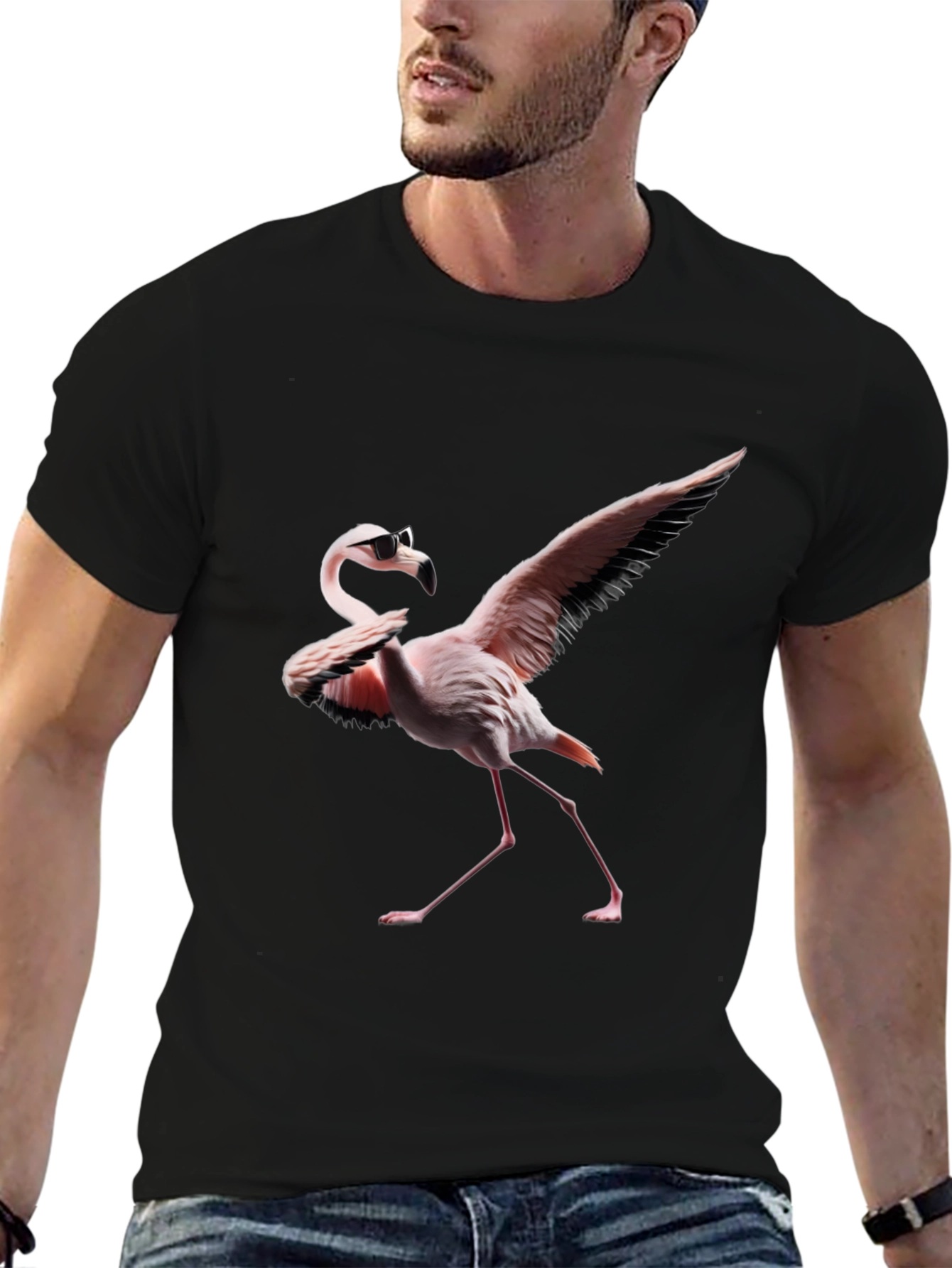 Cool Flamingo Graphic T-Shirt