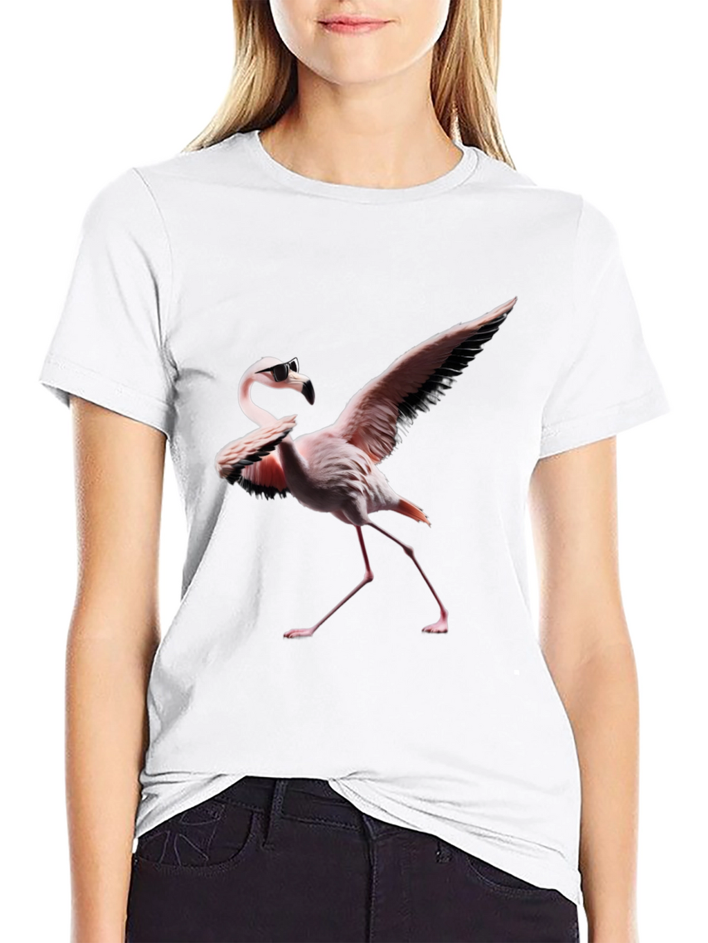 Cool Flamingo Graphic T-Shirt