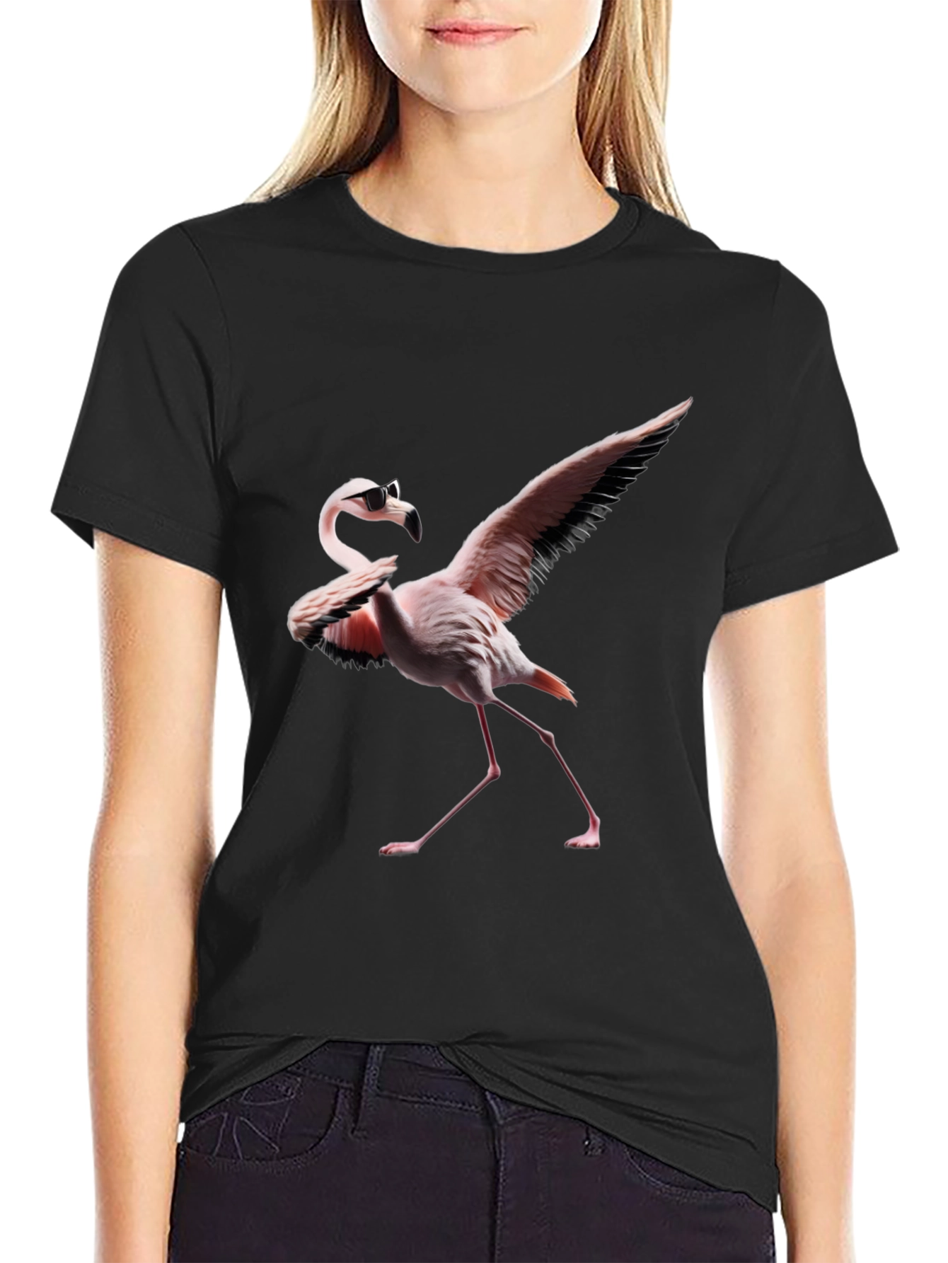 Cool Flamingo Graphic T-Shirt