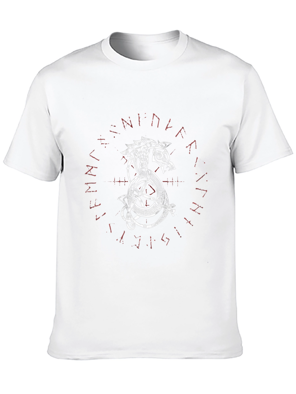 Viking Dragon Graphic Tee - Black