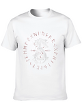 Viking Dragon Graphic Tee - Black