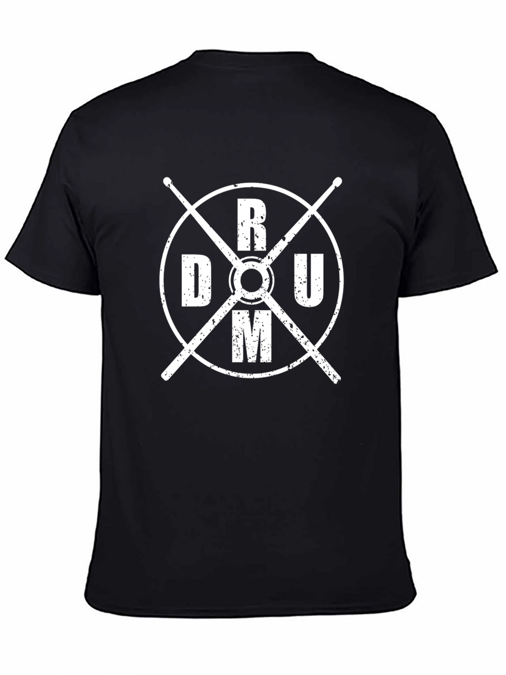 Drum Kit Design T-Shirt - Music Lover Tee