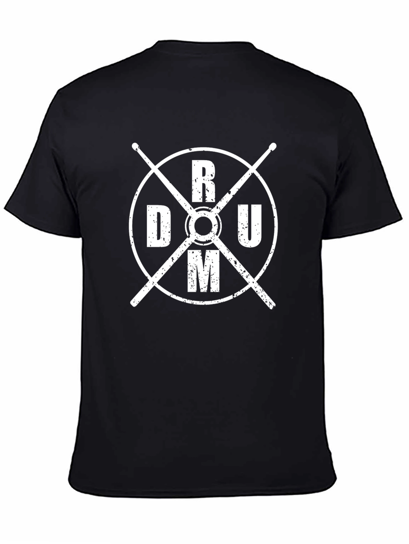 Drum Kit Design T-Shirt - Music Lover Tee