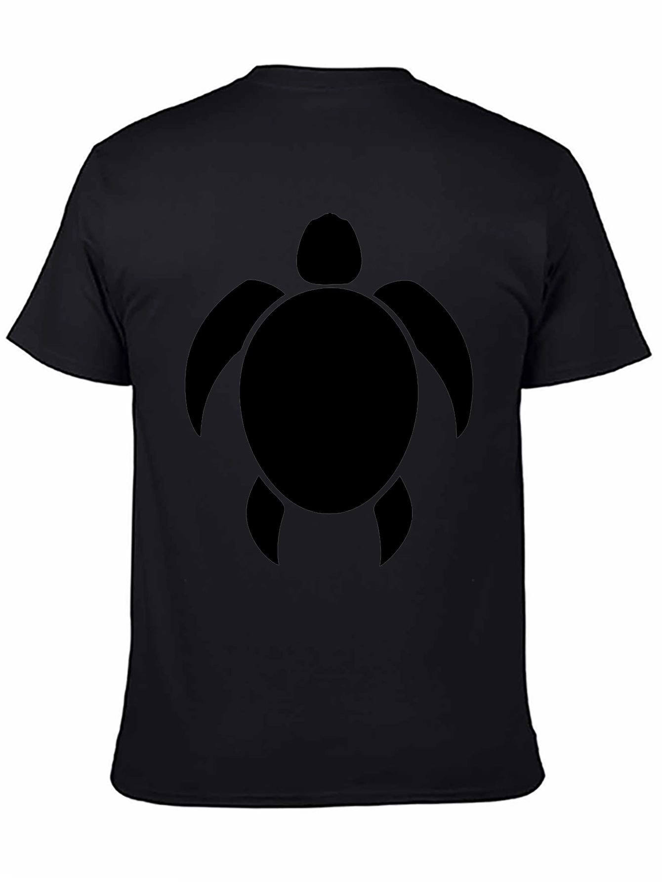 Black Turtle Graphic Tee - Casual Comfort